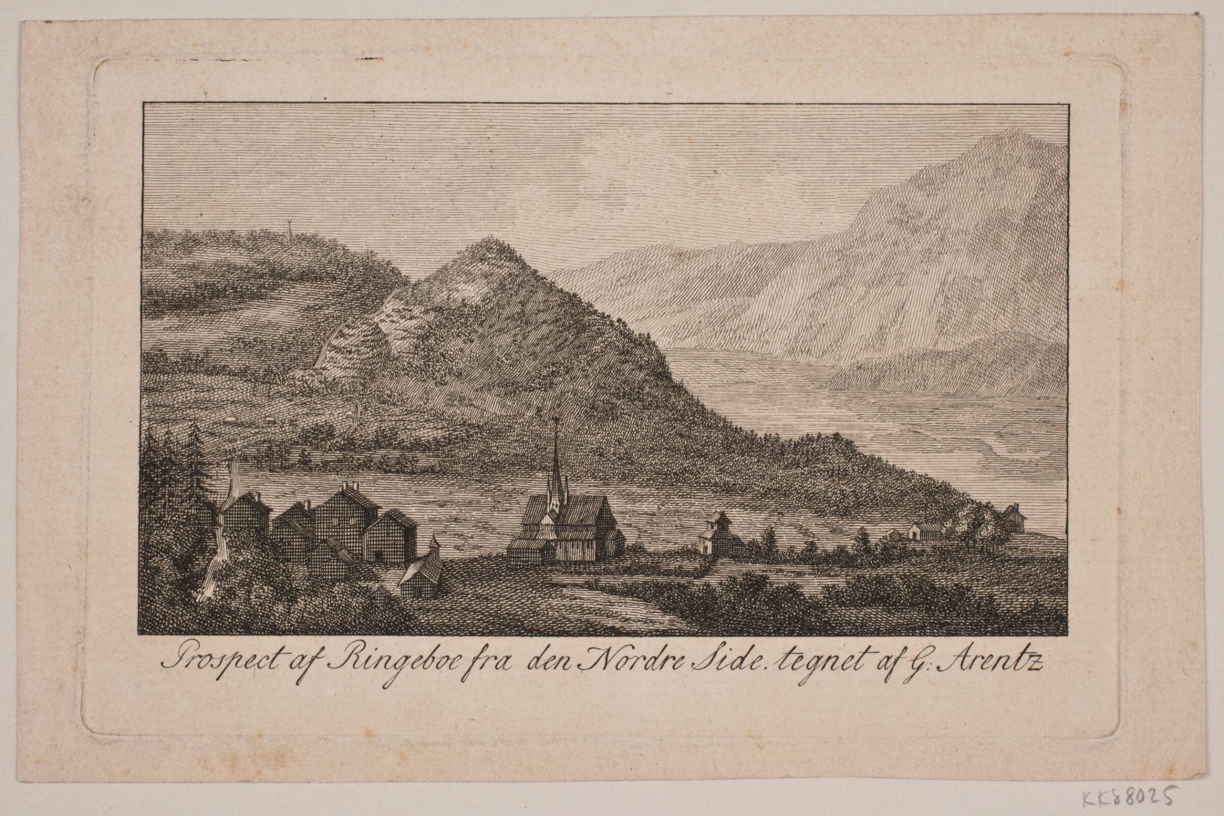 Prospekt at Ringeboe, Bradt, F.L., 1787