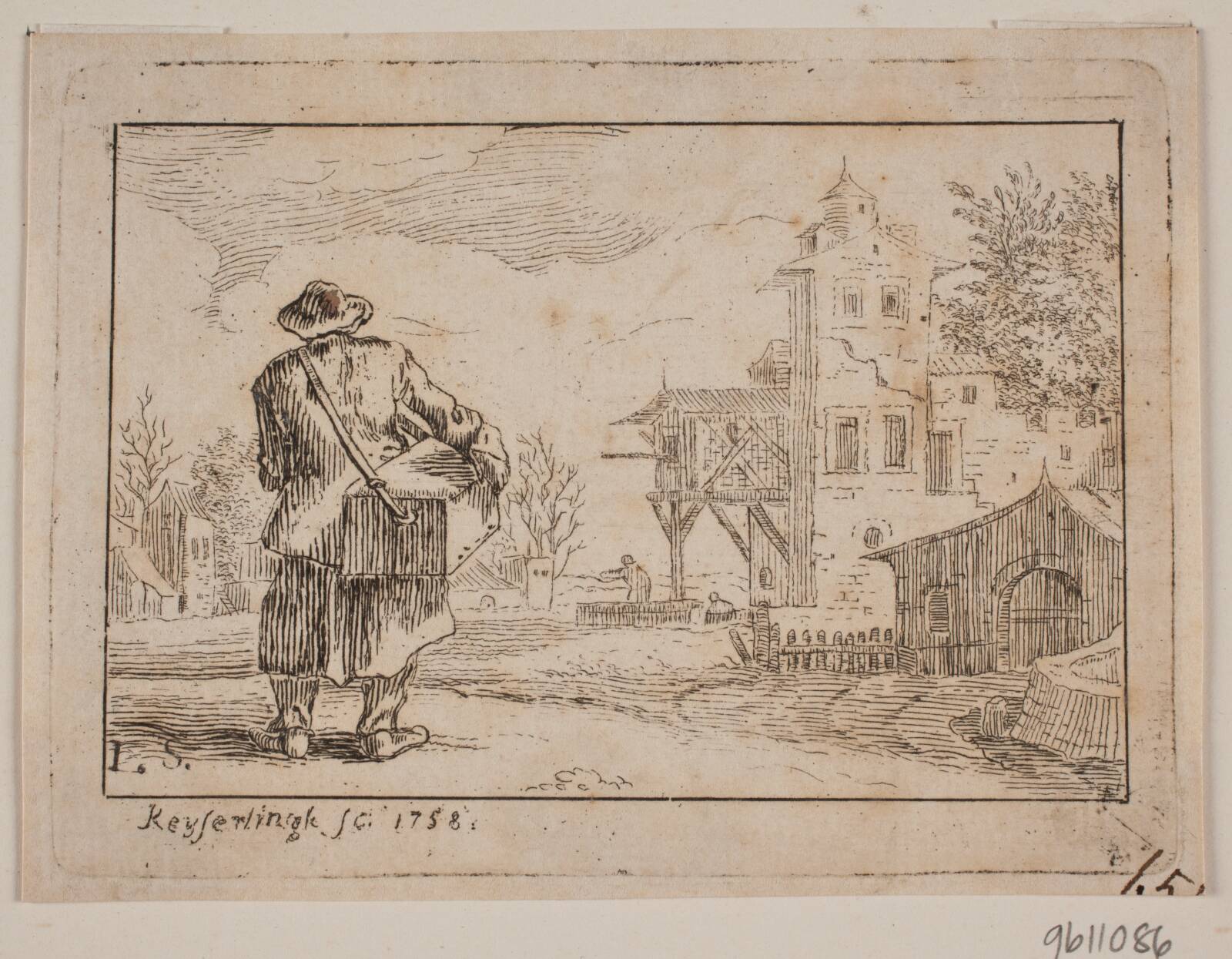 En Bissekræmmer, J.E. Keyserlingk, 1758