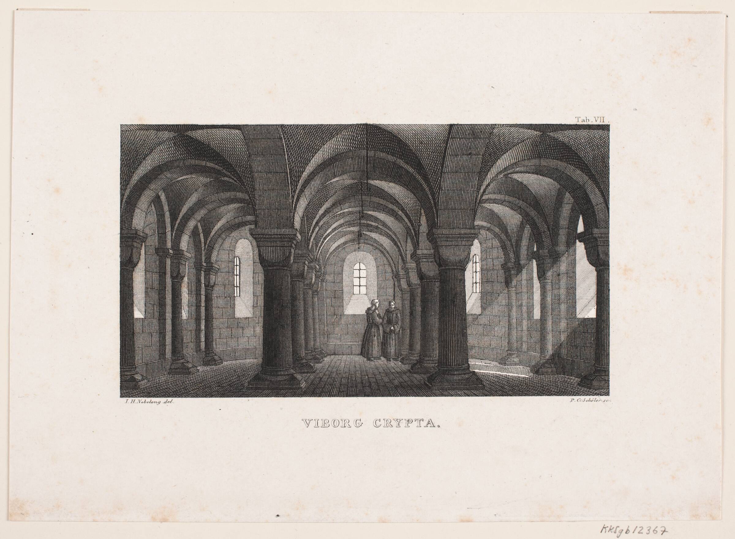 Viborg Crypta, Peter Christian Schøler, 1834-1866