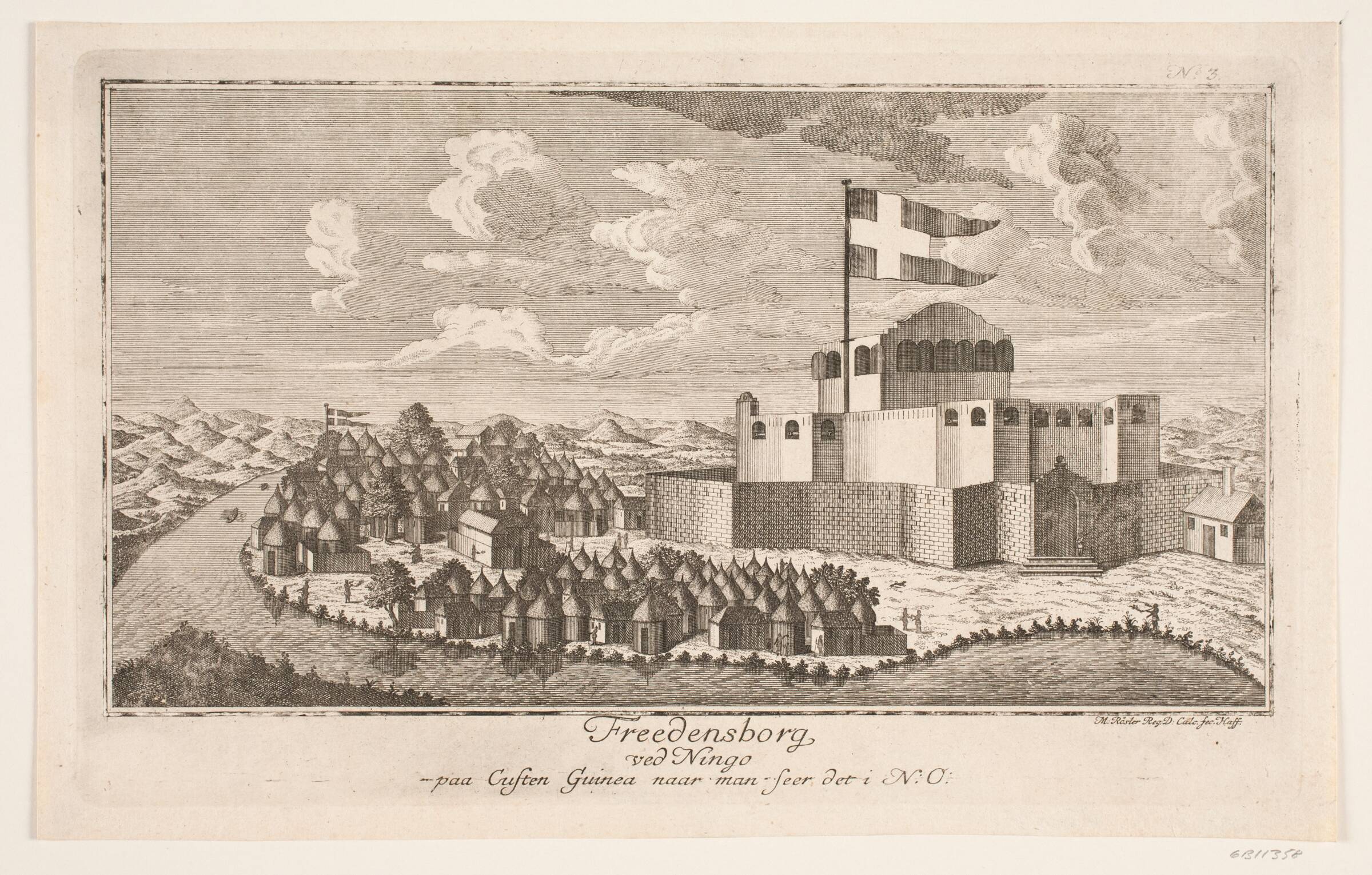 Fredensborg på Guinea-kysten, Michael Rössler, 1760