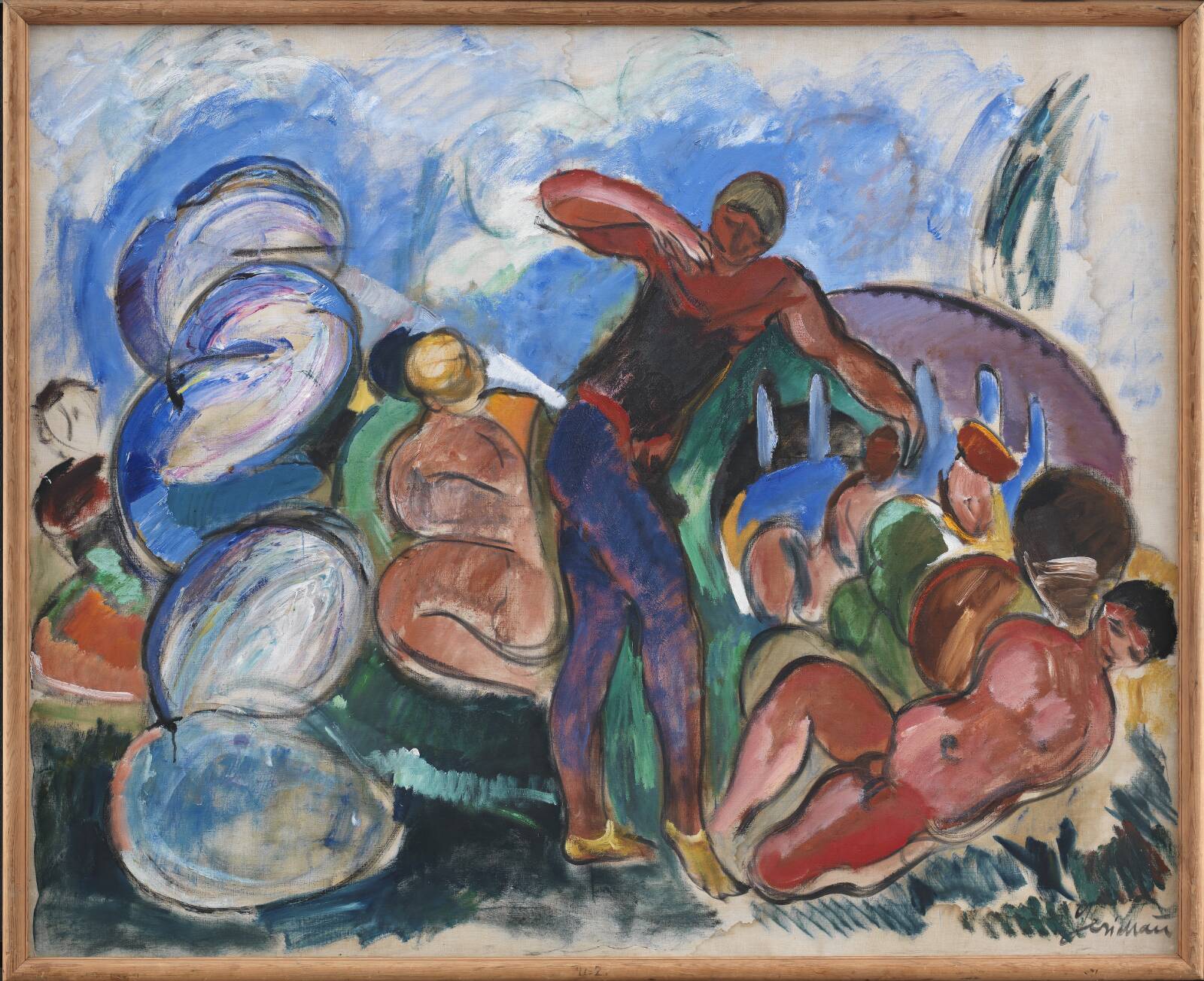 Komposition, J.A. Jerichau, 1916
