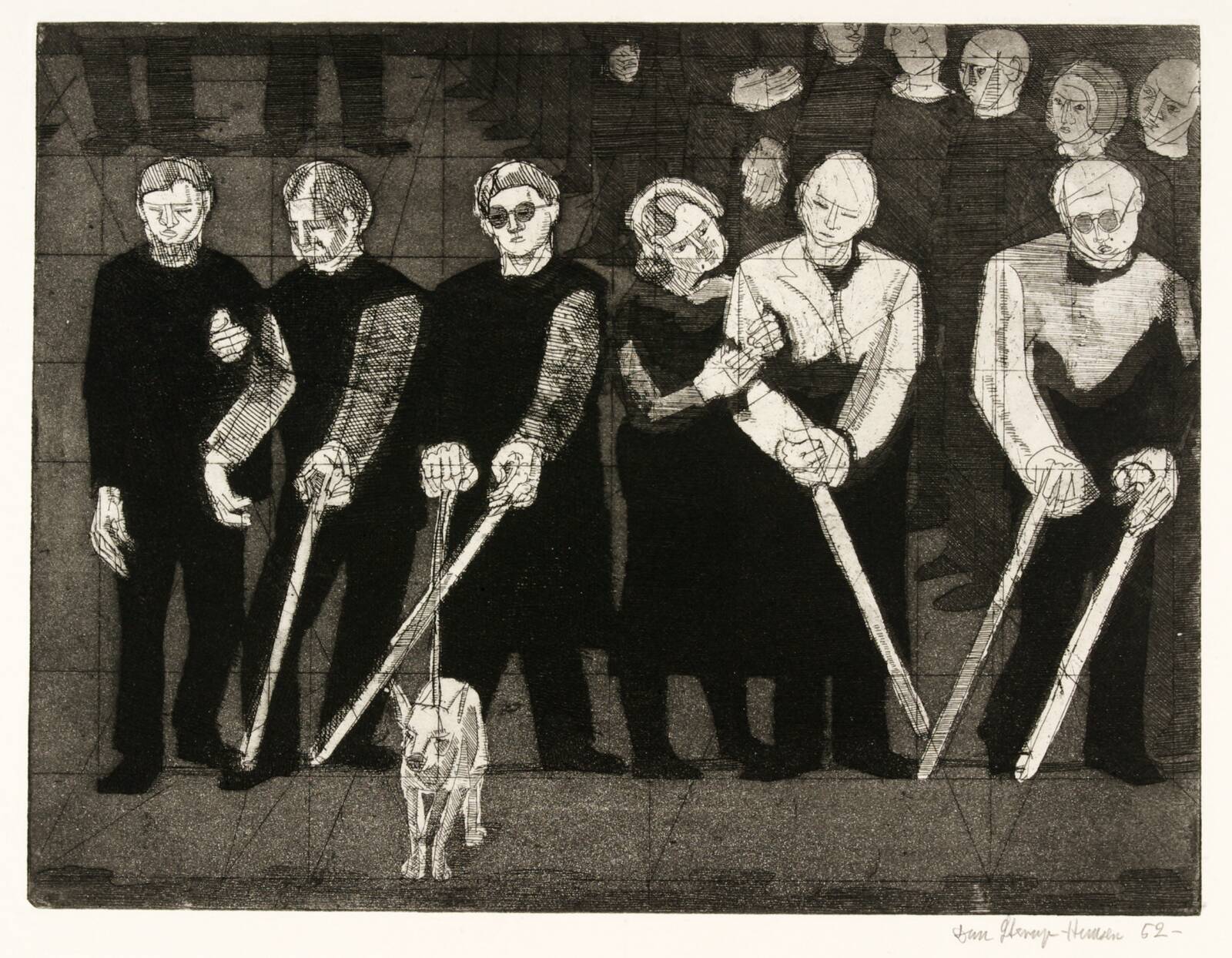 Krigsblinde, Dan Sterup-Hansen, 1952