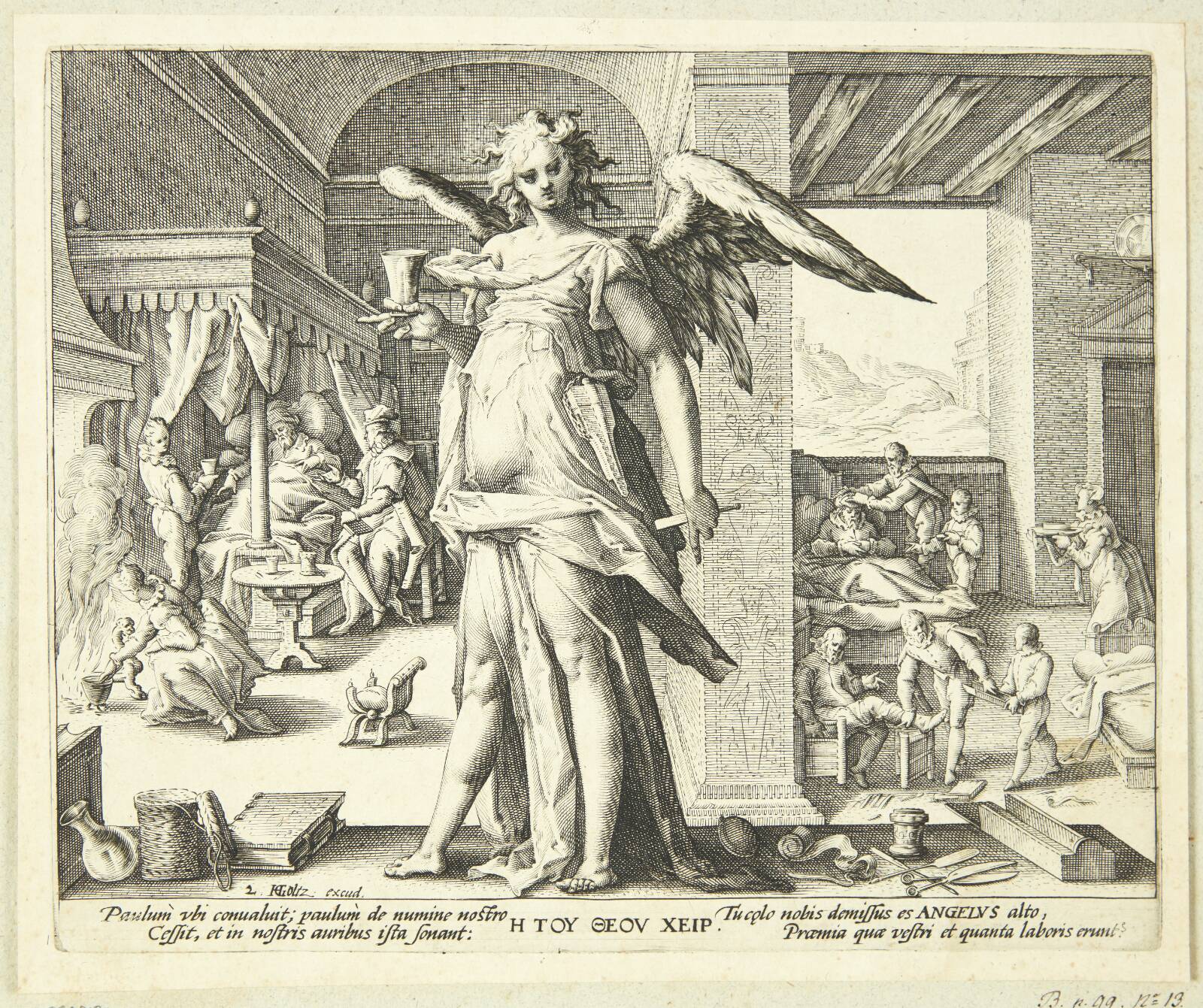 Lægen som engel, Ubekendt, 1587