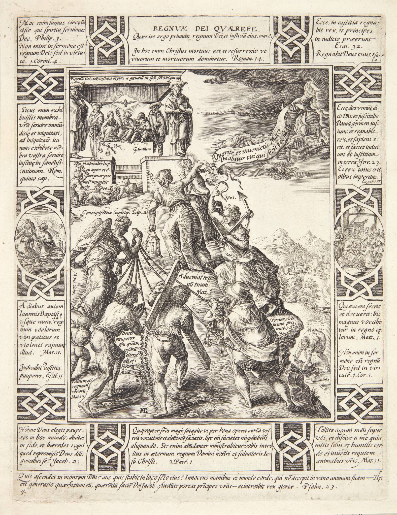 Menneskets søgen efter himmerriget, Hendrick Goltzius, 1578