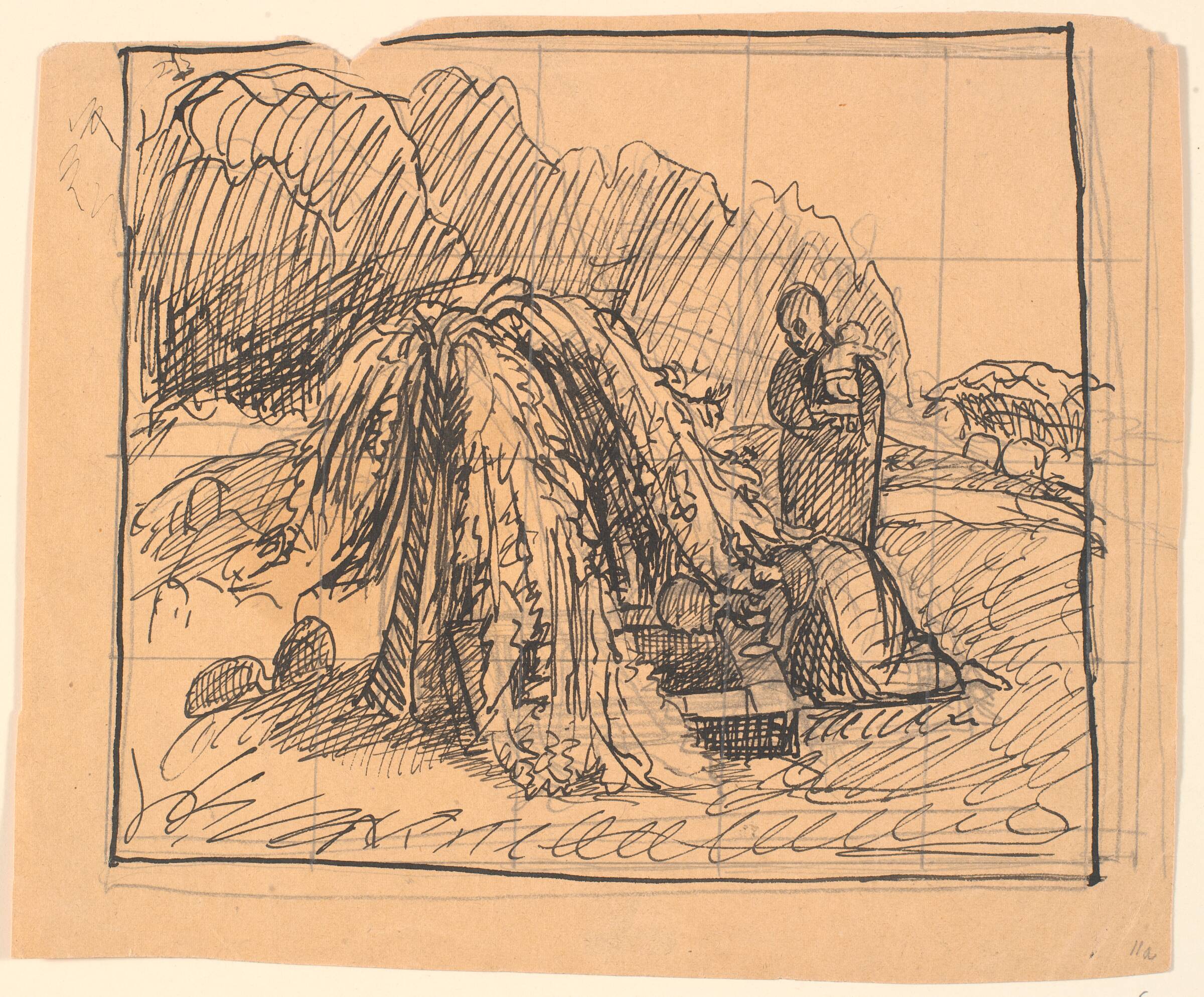Der har du Dine Øjne, sagde Døden..., Fritz Syberg, 1901