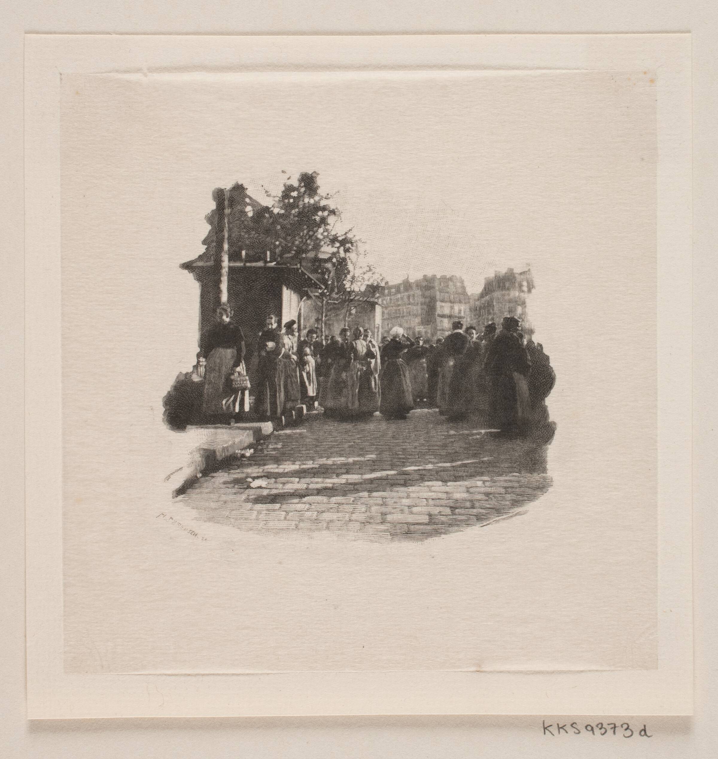 Koner på plads i Paris, Henrik Arnold Hamilkar Sørensen, 1864-1944