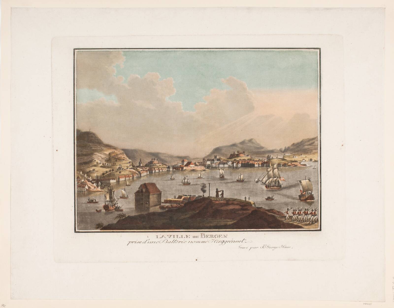 La ville de Bergen, Georg Haas, 1788-1792