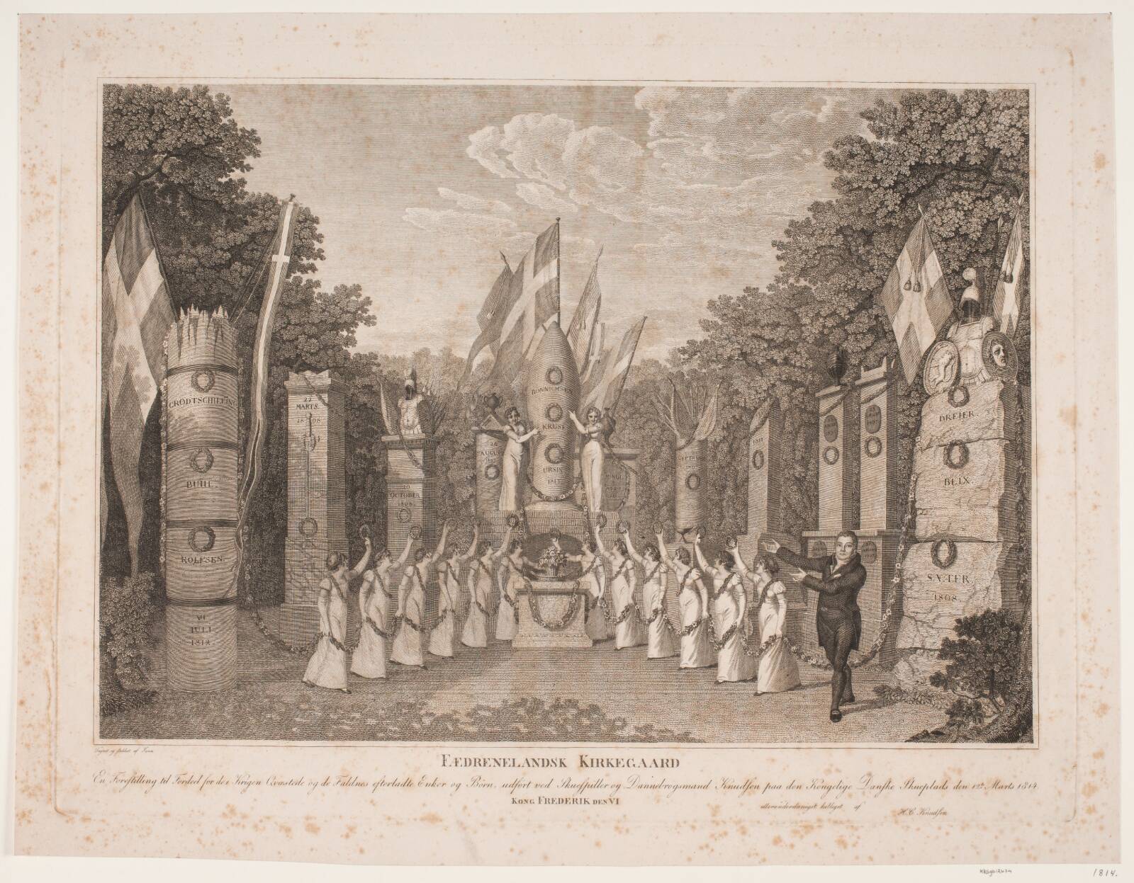 Fædrelandsk Kirkegaard, Johannes Senn, 1814-1860