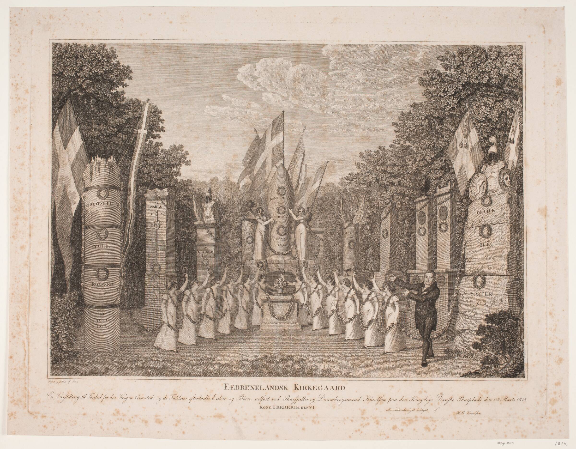 Fædrelandsk Kirkegaard, Johannes Senn, 1814-1860