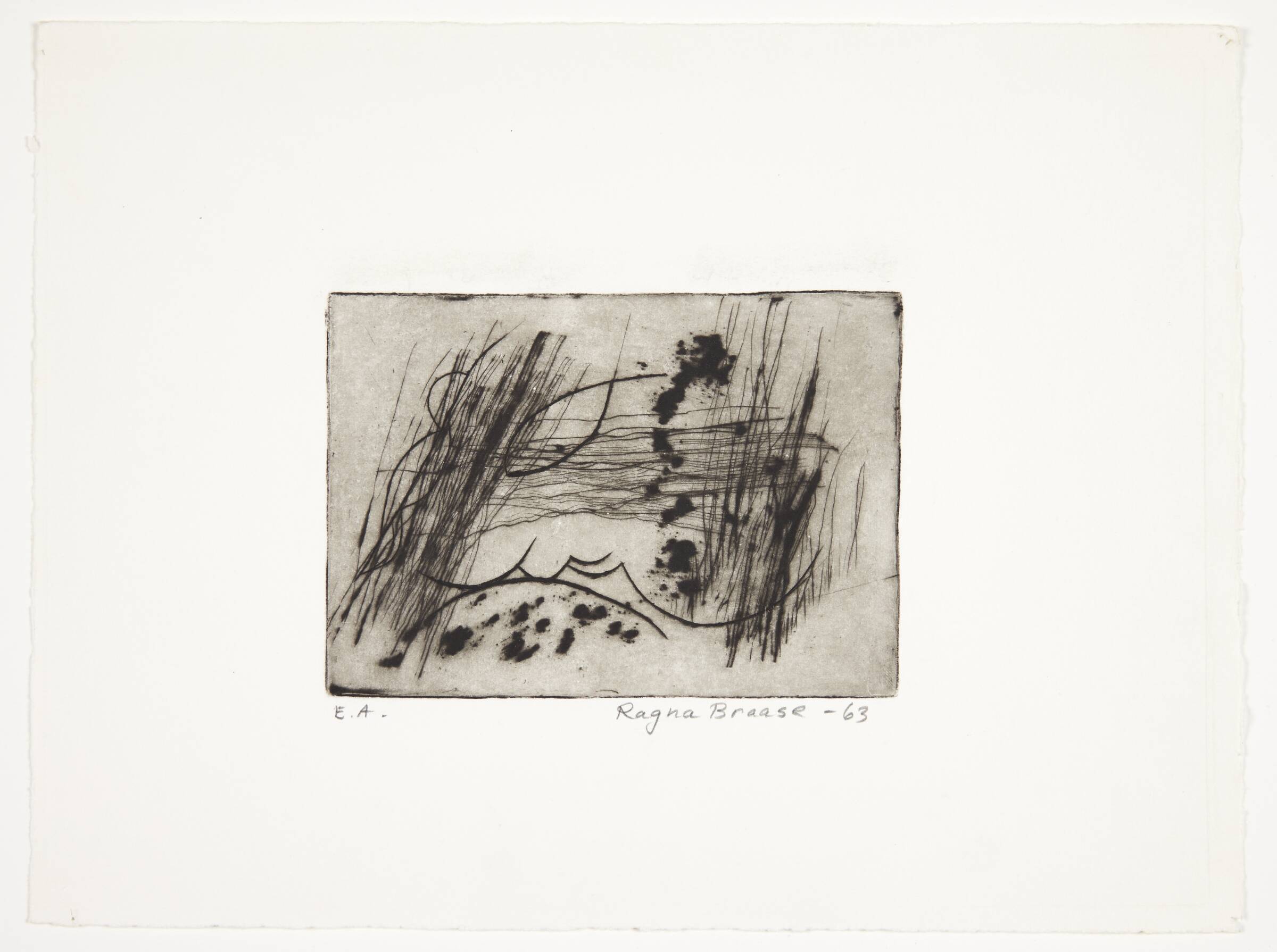 Uden titel, Ragna Braase, 1963