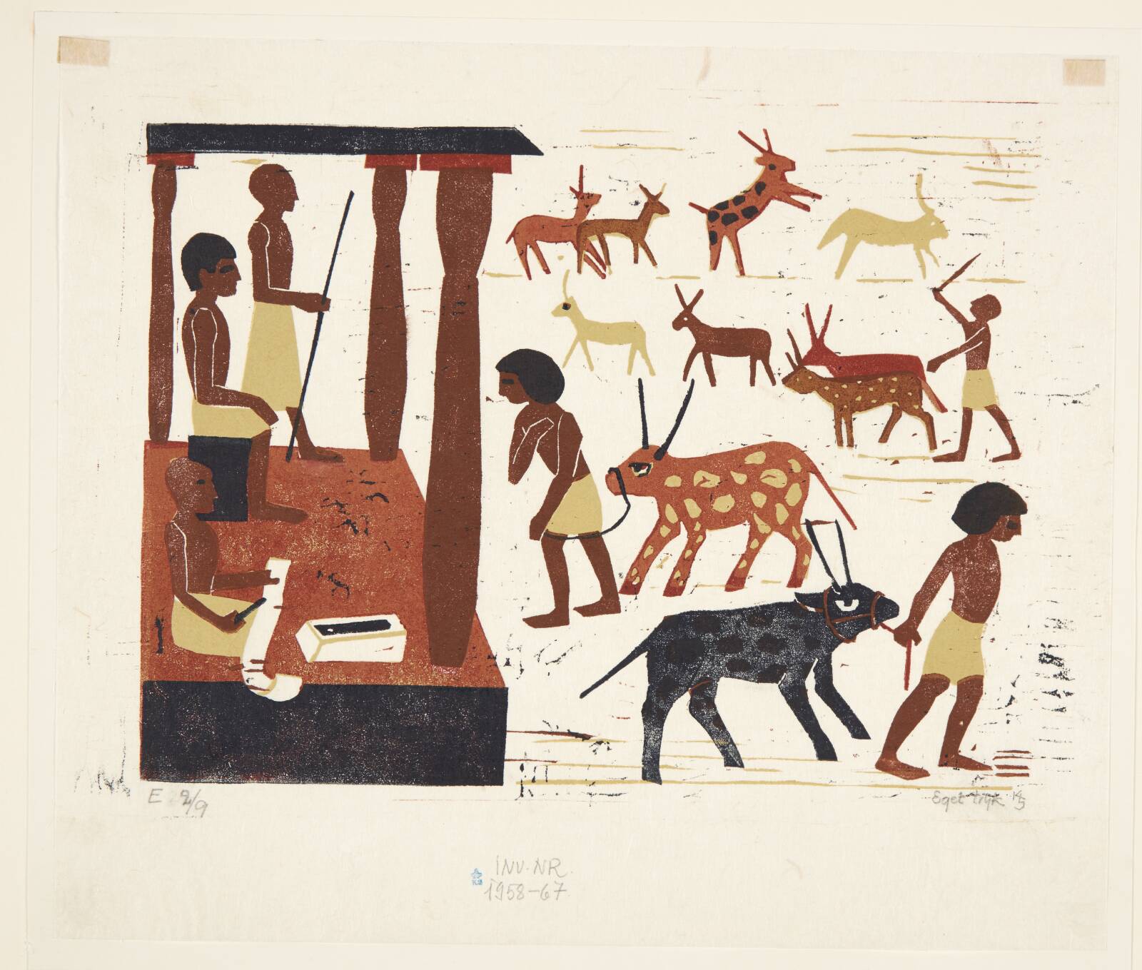 "Dyrskue", Jacobsen, Karen Lis, 1956-1958