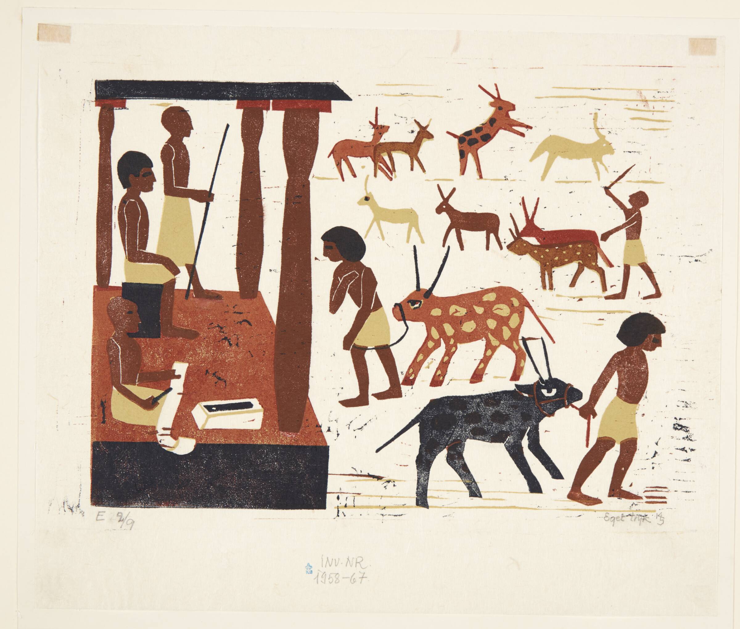 "Dyrskue", Jacobsen, Karen Lis, 1956-1958