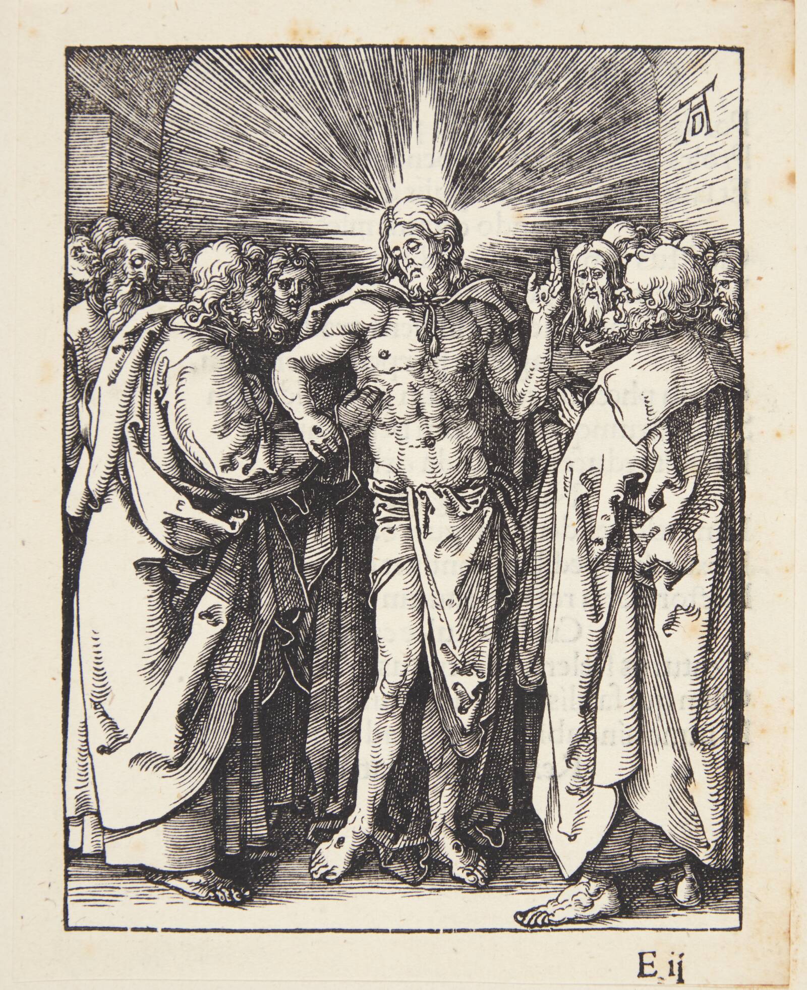 Den vantro Thomas, Albrecht Dürer, 1508-1511