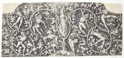 Ornament med hofdanser (moresca)
