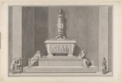 Frederik V´s gravmonument i Roskilde Domkirke
