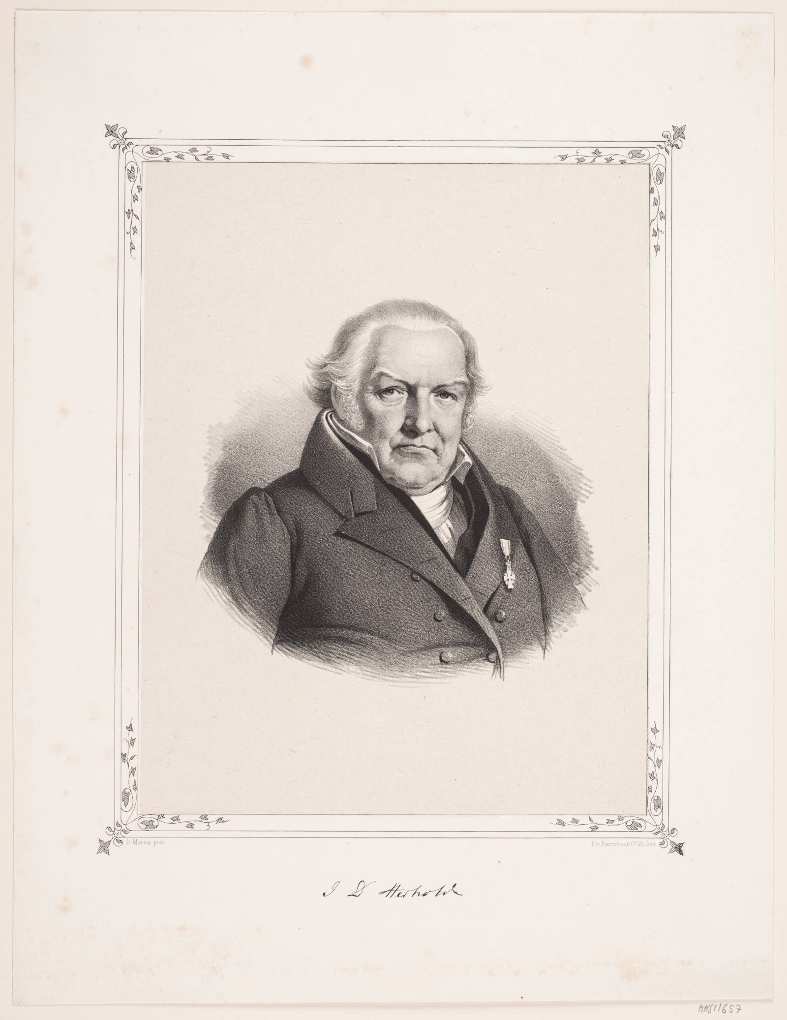 Overlæge Johan Daniel Herholdt, Ubekendt, 1840-1849