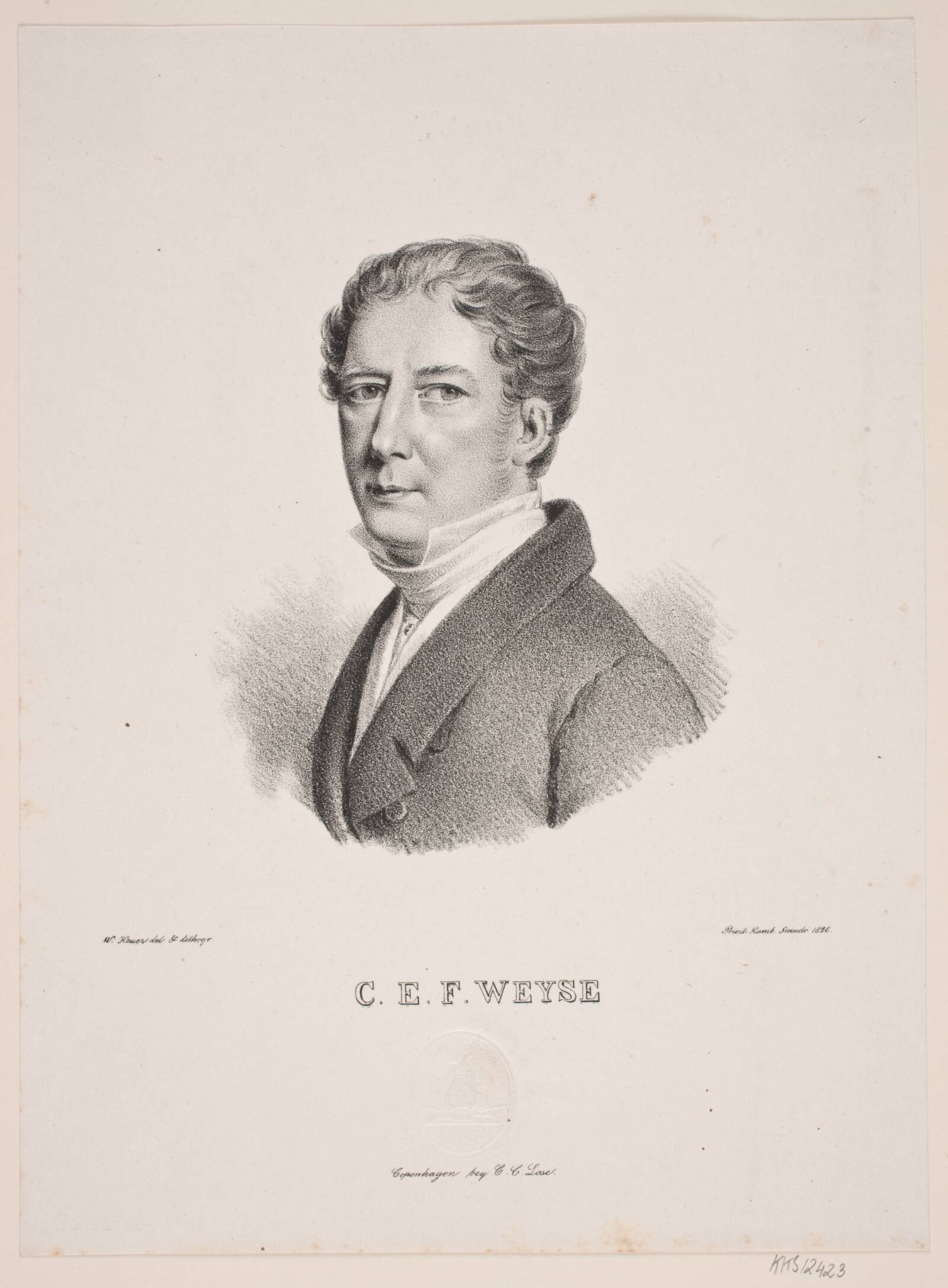 C. E. F. Weyse, WIlhelm Heuer, 1826