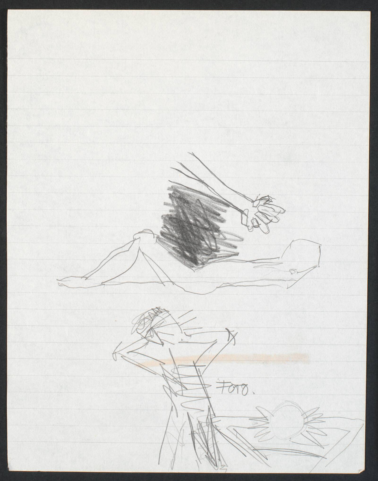 Tegning, Lone Høyer Hansen, 1984