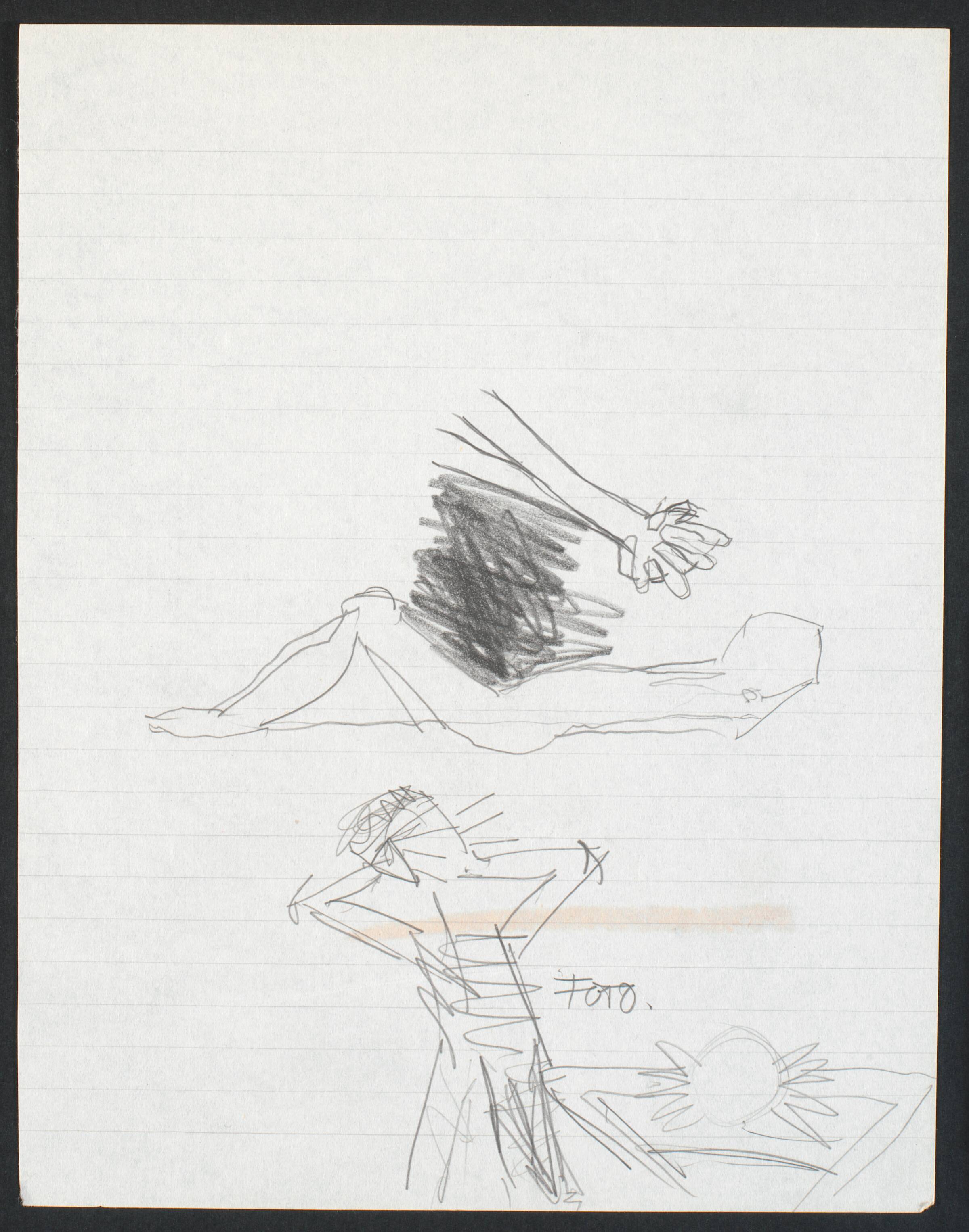 Tegning, Lone Høyer Hansen, 1984