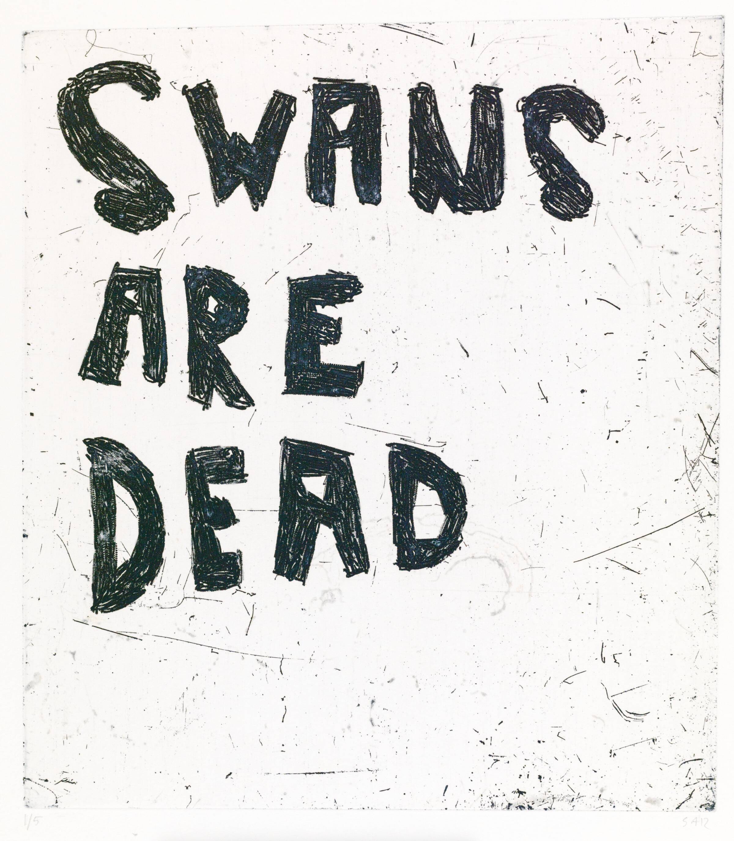 SWANS ARE DEAD, Svend-Allan Sørensen, 2012