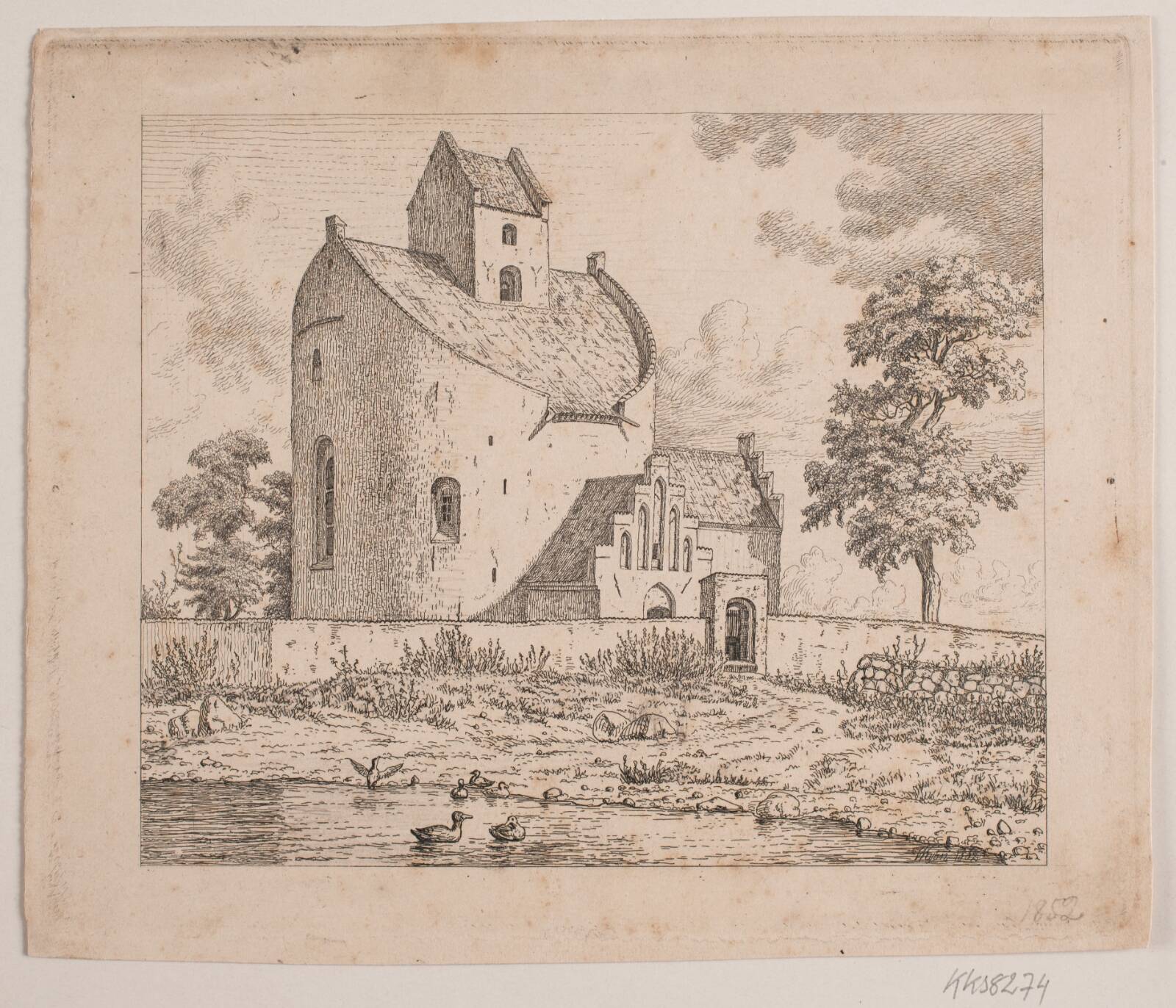 Bjernede kirke, Vilhelm Kyhn, 1852