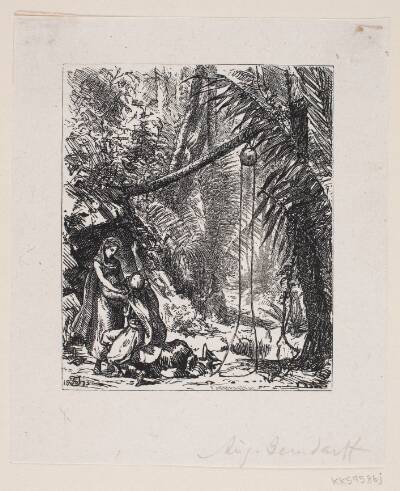 Illustration til "Flinchs Almanak"
