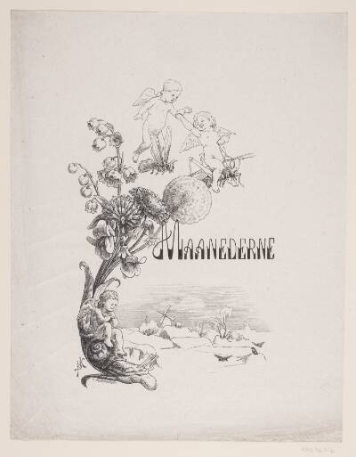 Titelvignet til C. Andersen og F. Hendriksen, "Maanederne"