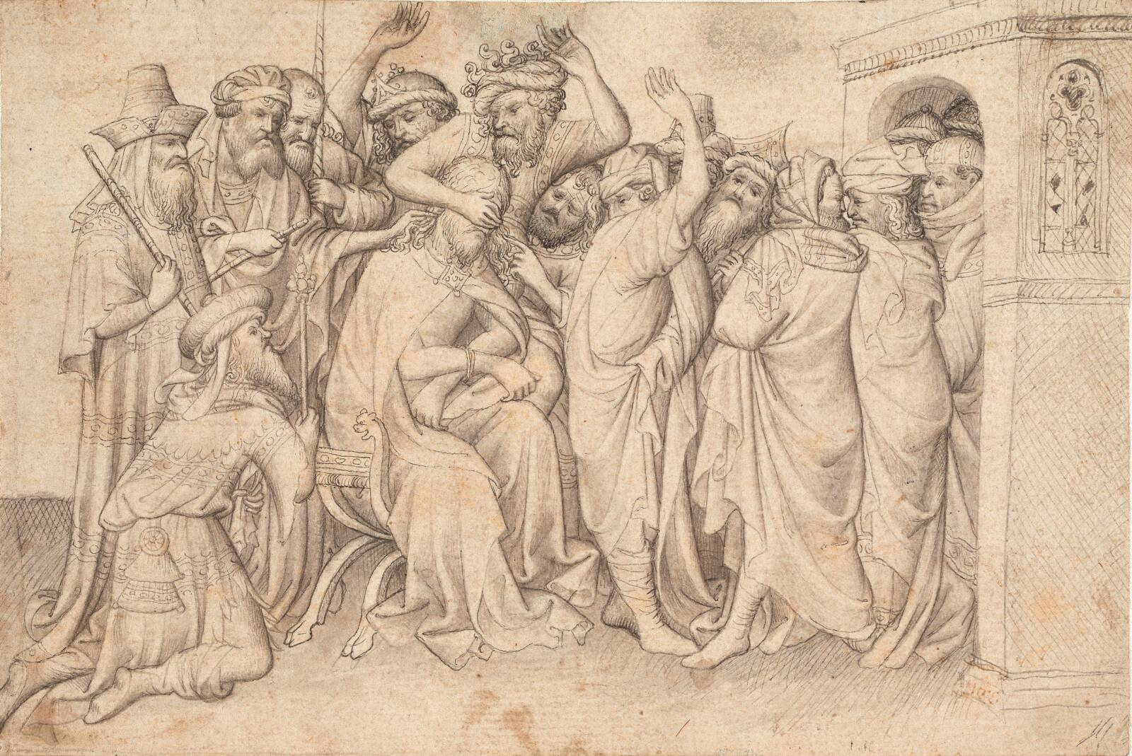 Kristi bespottelse, Ubekendt, 1420-1440