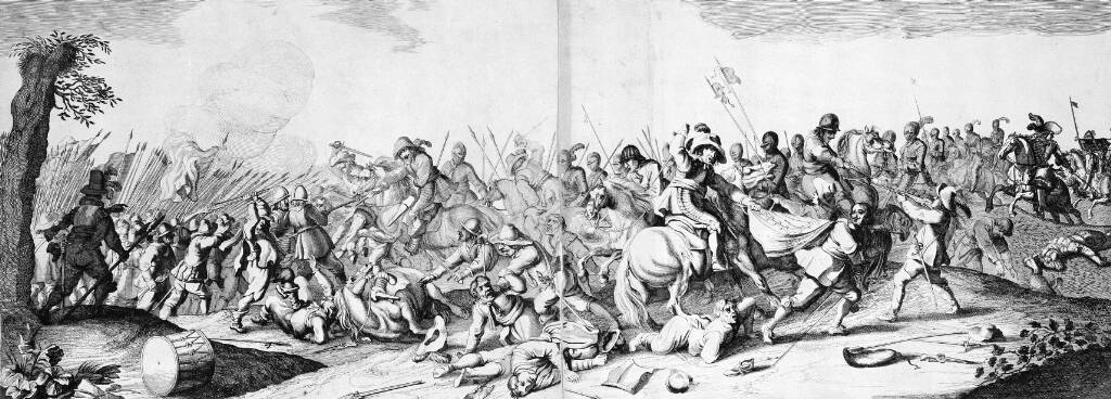 Spaniere fanget af nederlandske ryttere, Willem Basse, 1629-1672