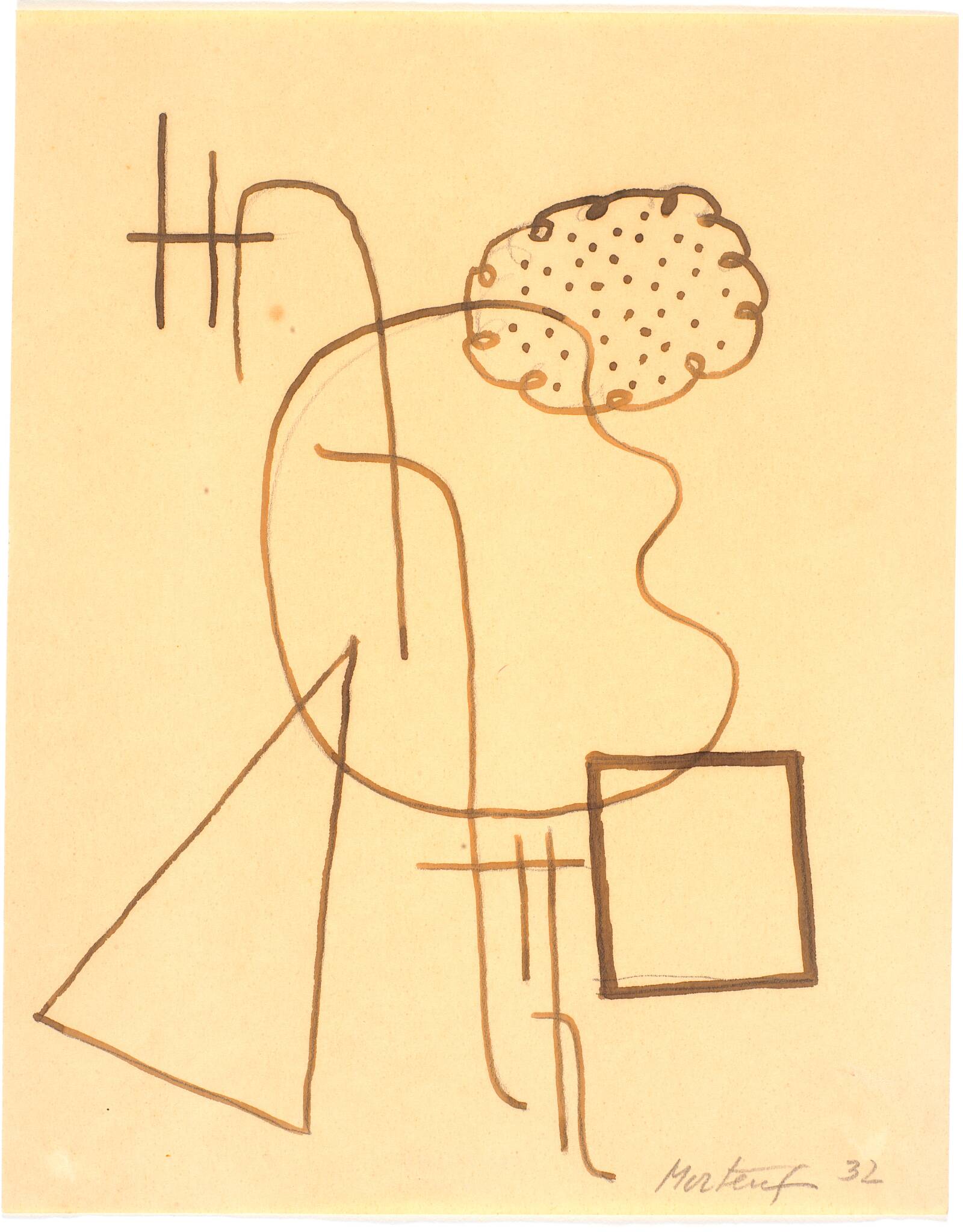 Komposition, Richard Mortensen, 1931-1933