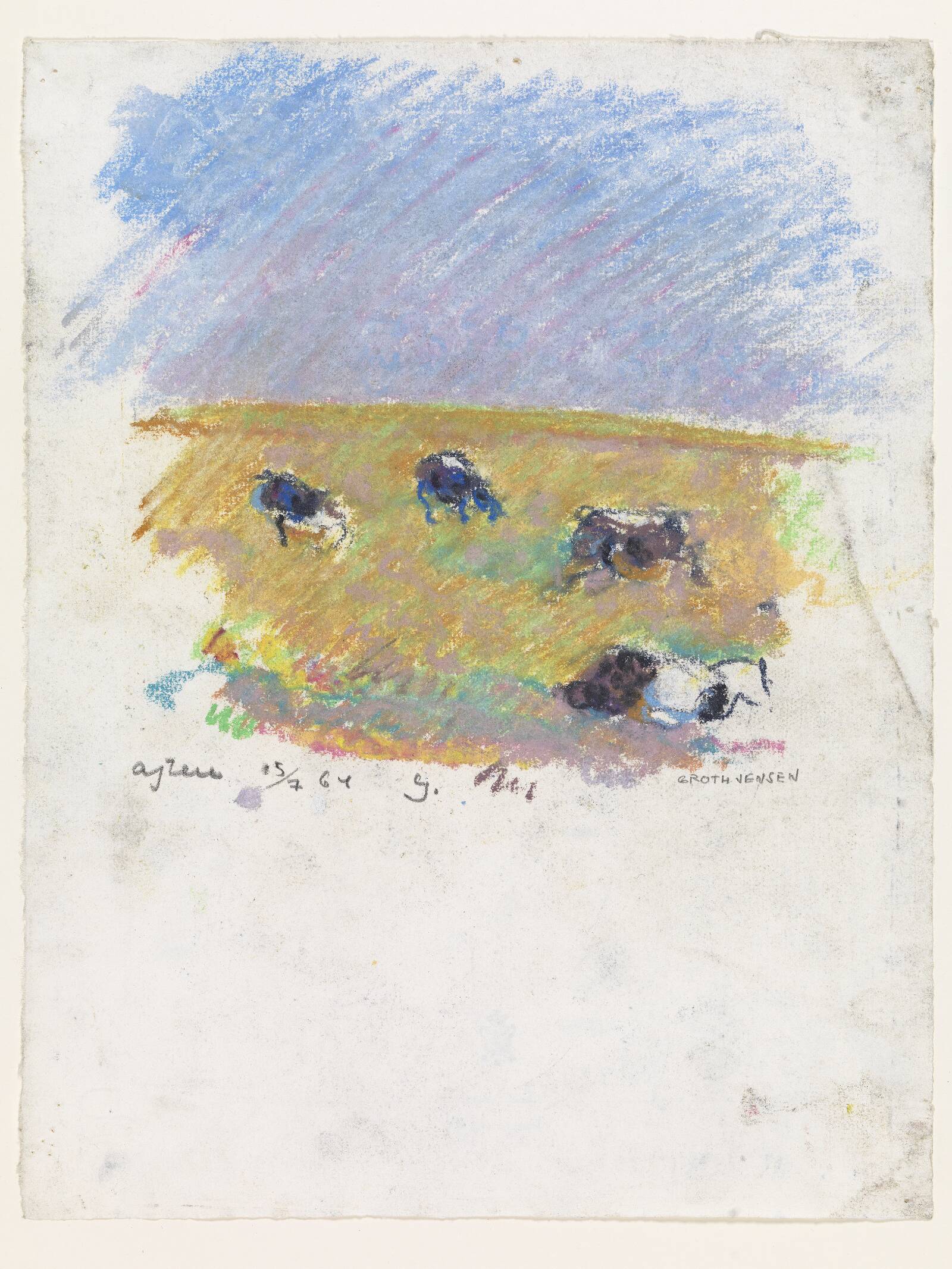 Eng med køer, Thy, Jens Peter Groth Jensen, 1964