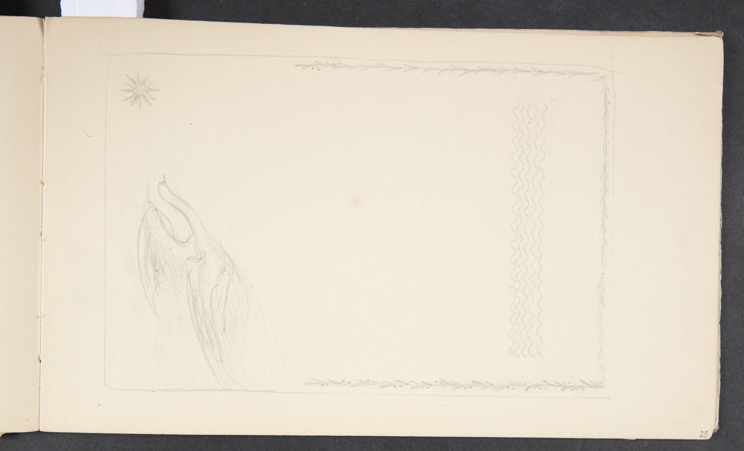 Svane i flugt over bølger, Agnes Slott-Møller, 1896-1897