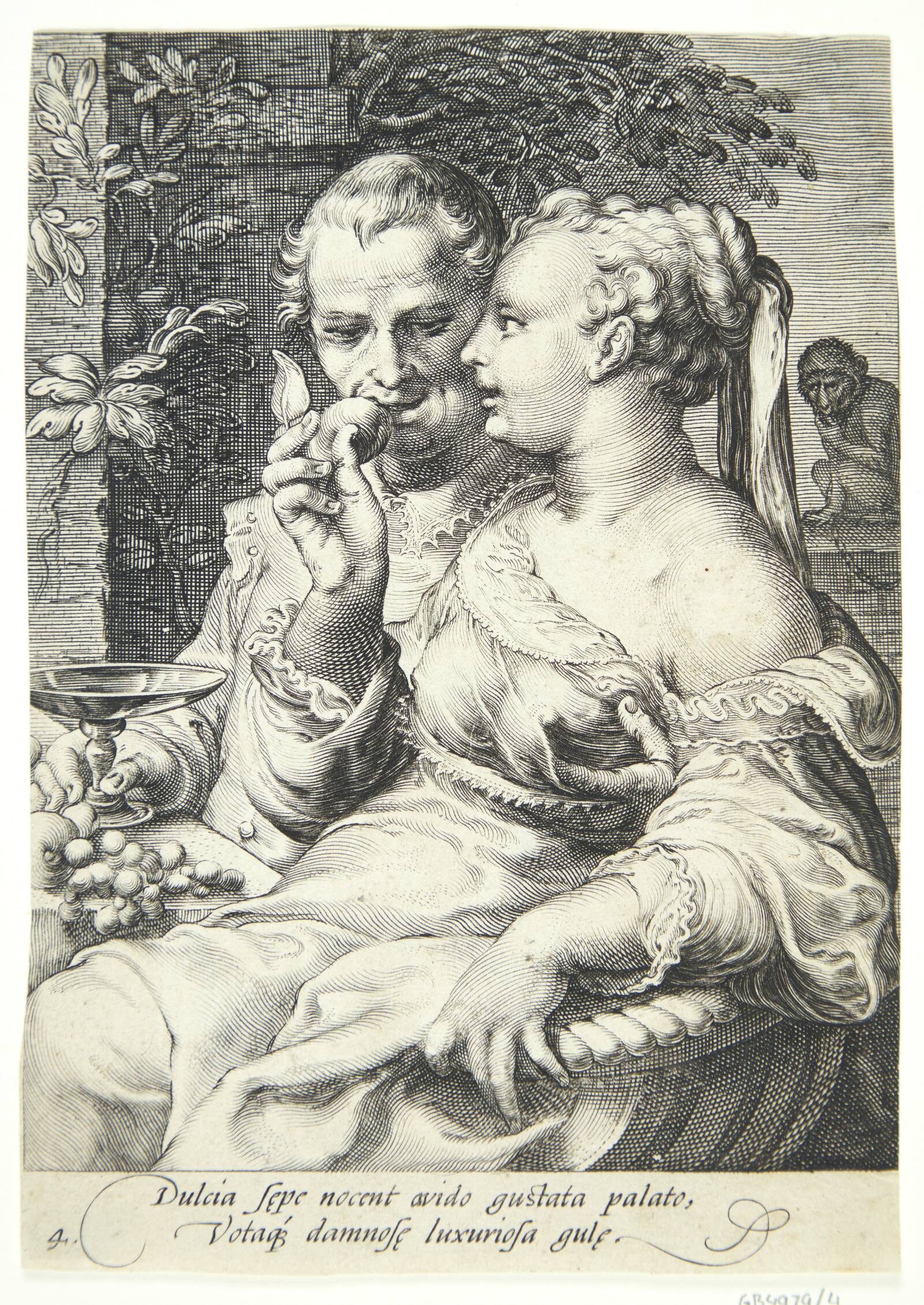 Smagssansen, Jan Saenredam, 1595-1596