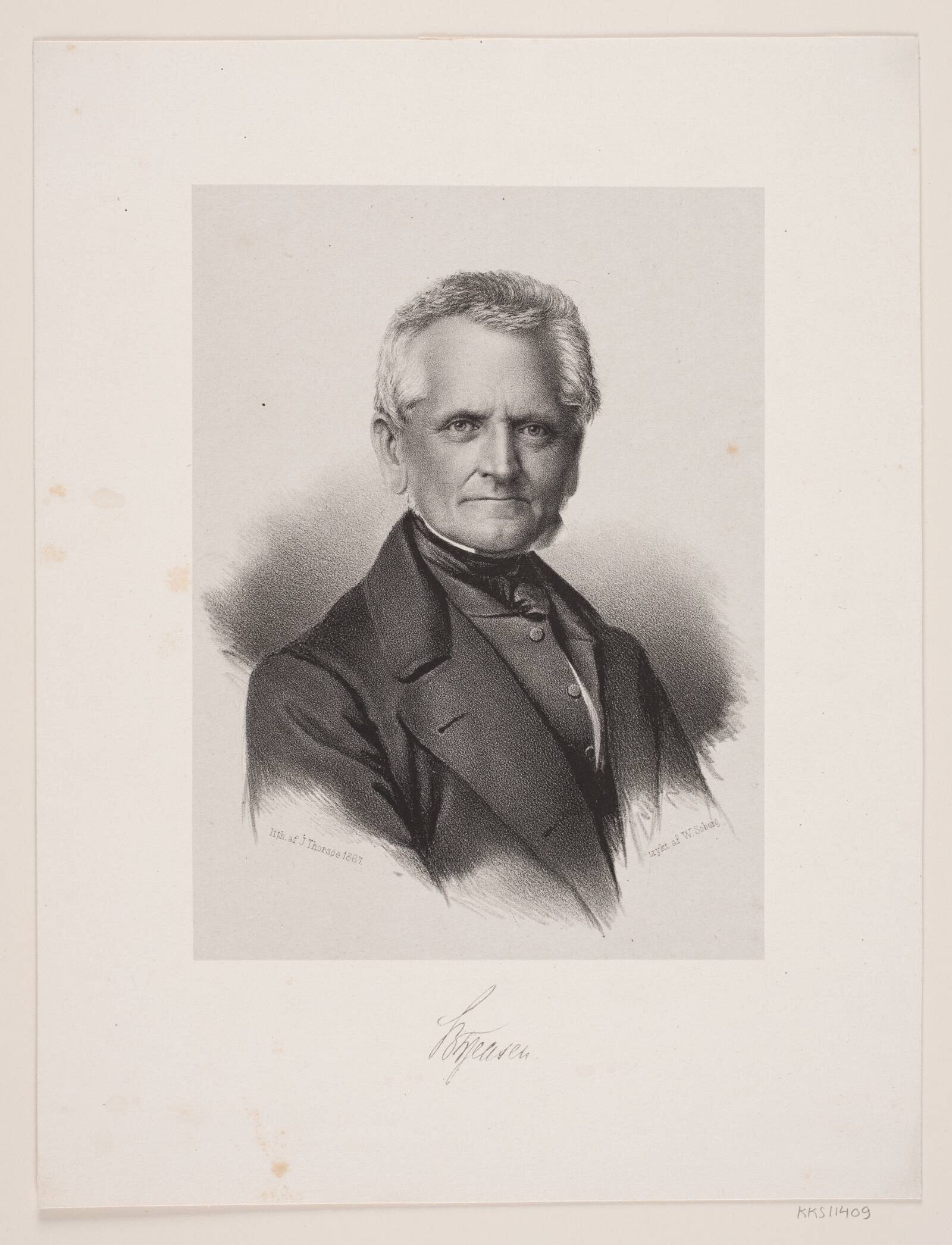 B. F. Jensen, Johan Niels Martinus Thorsøe, 1867
