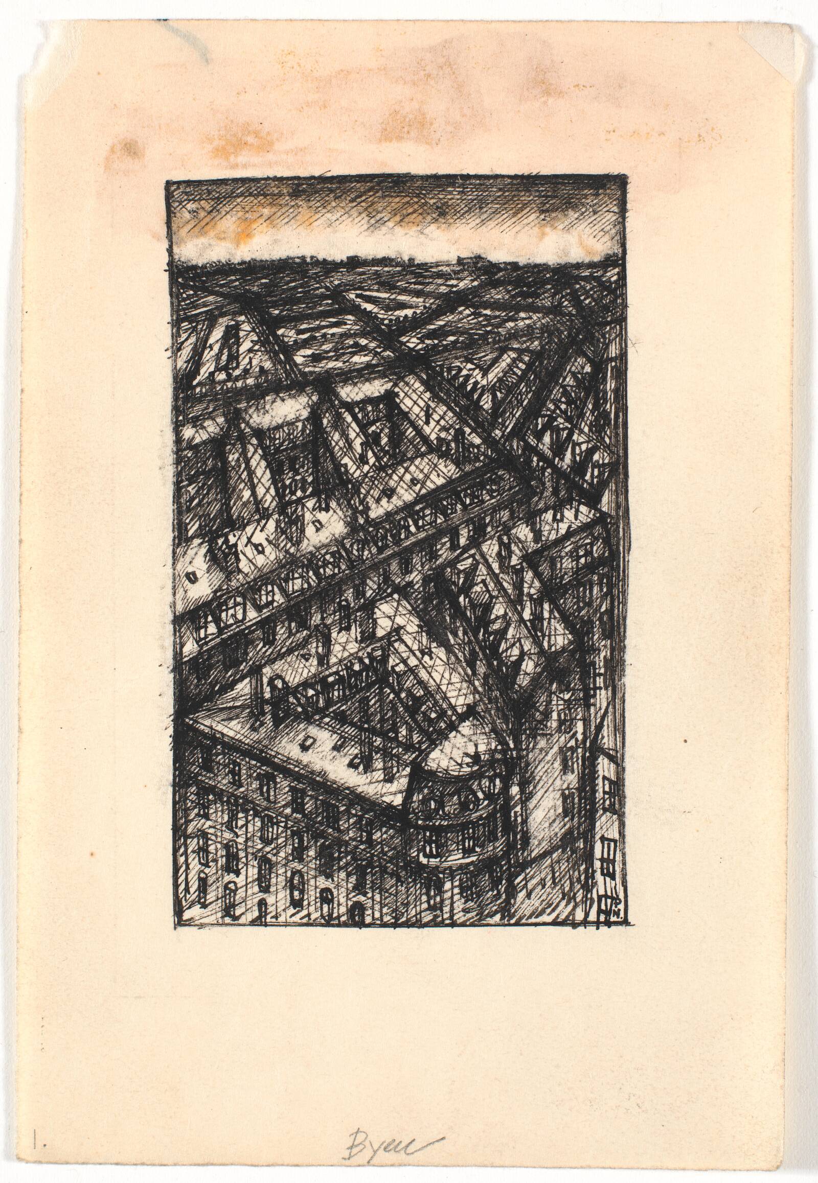 Byen, Palle Nielsen, 1949-1950