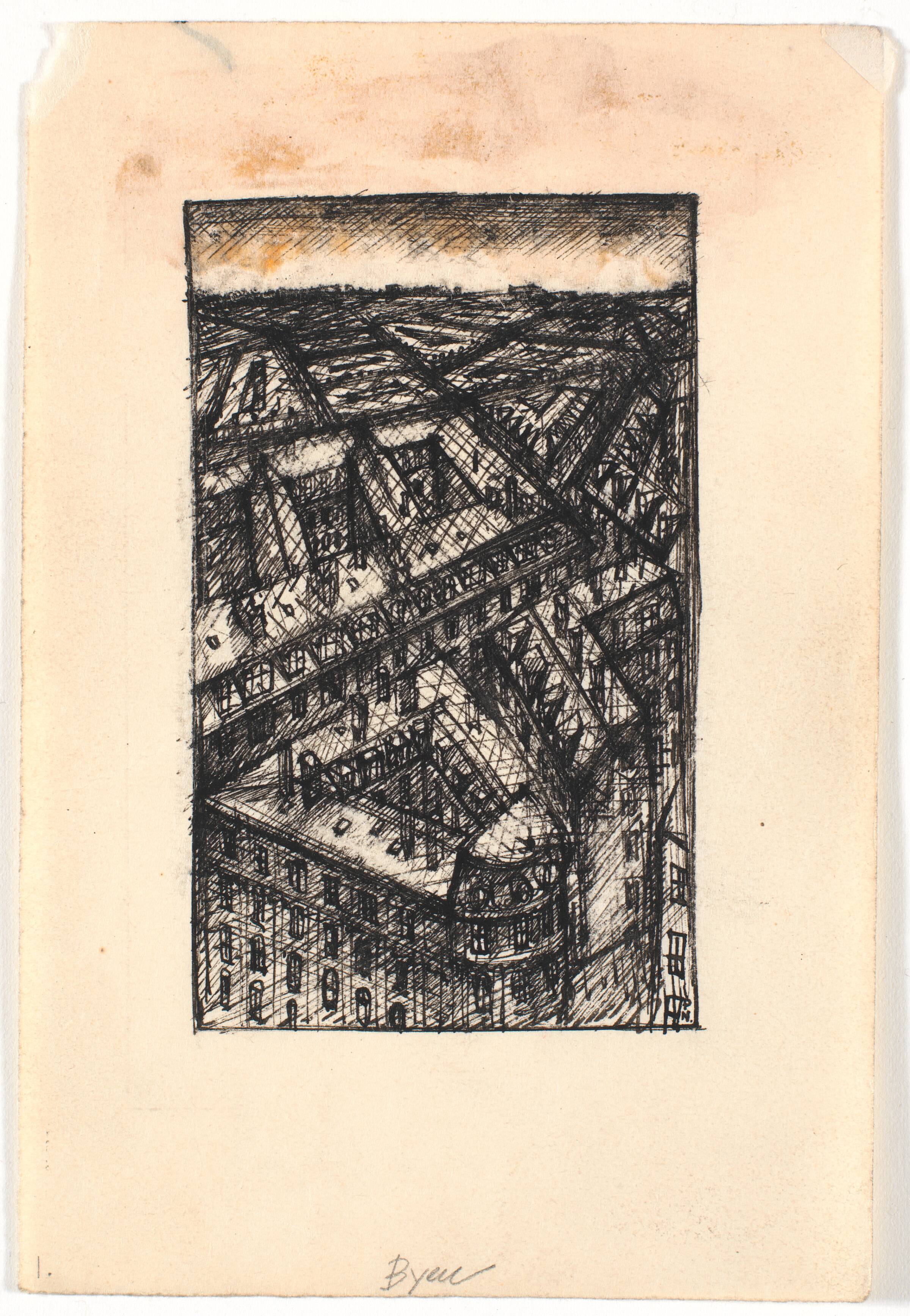 Byen, Palle Nielsen, 1949-1950