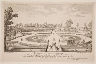 Vue perspective du Chateau de Bregentved