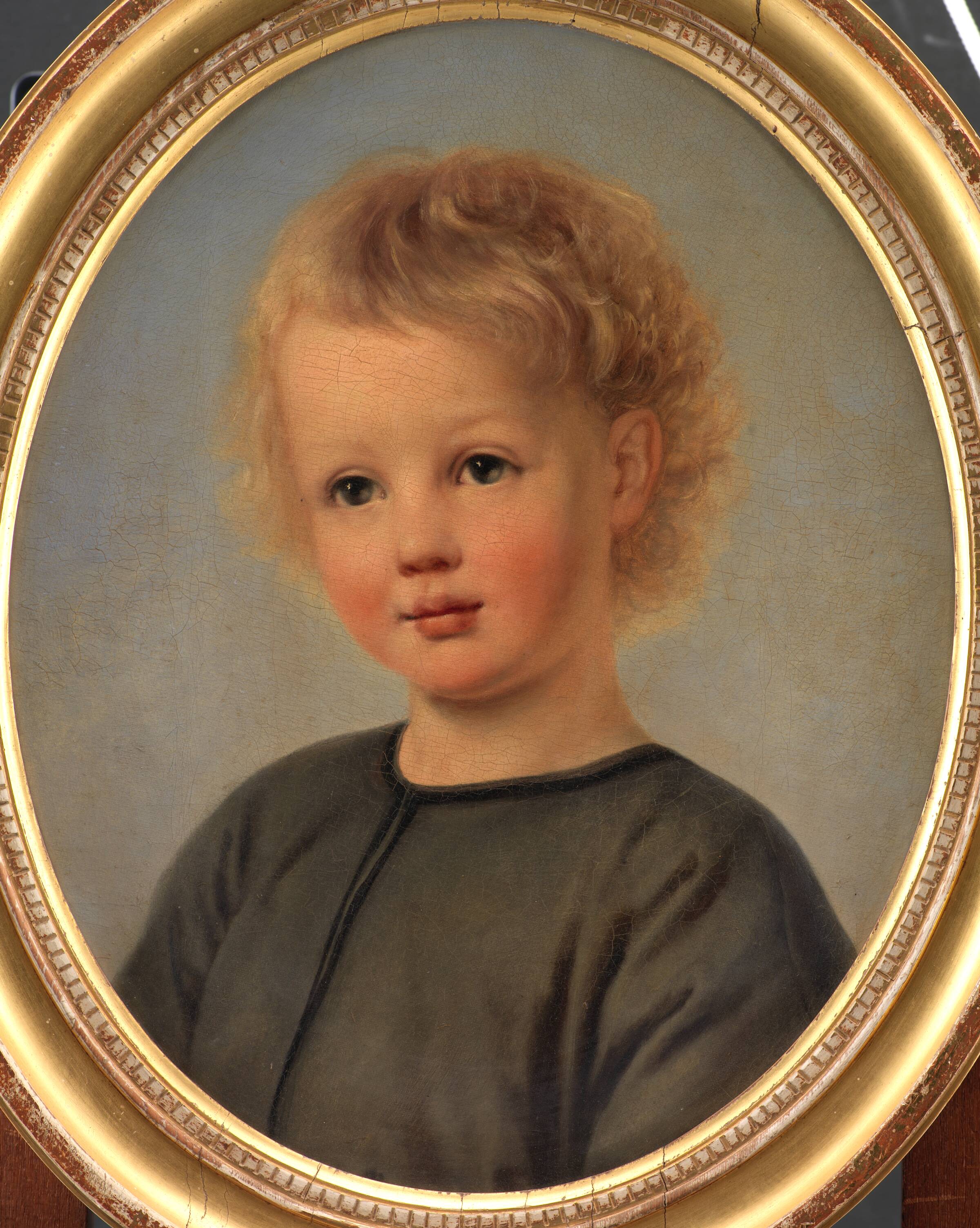 Portræt af Holger Aagaard Hammerich som 4-årig, Elisabeth Jerichau Baumann, 1849