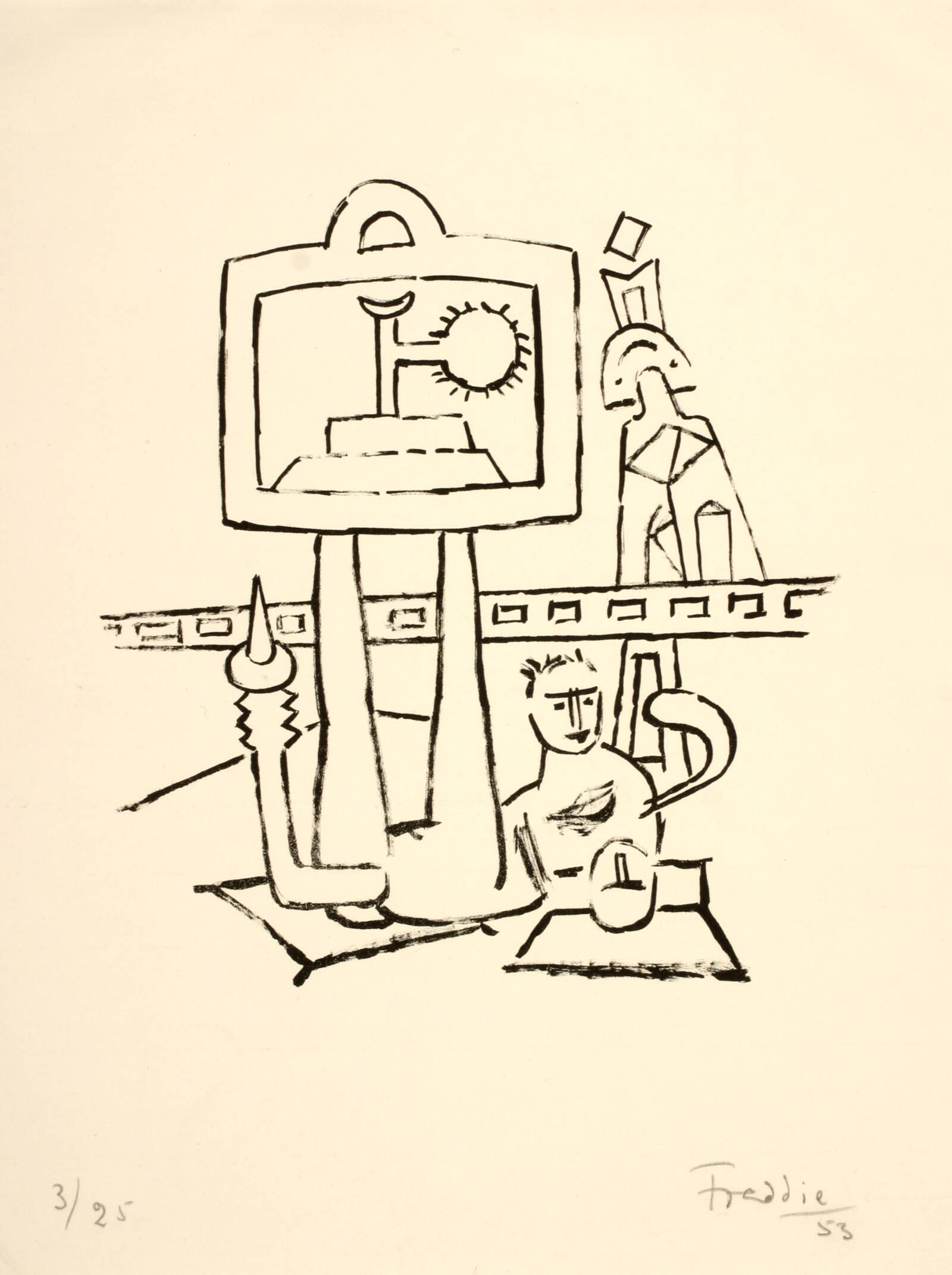 Arena-Komet, Wilhelm Freddie, 1953