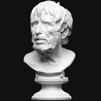 Pseudo-Seneca, portræt af Hesiod (8. årh. f.Kr.)?