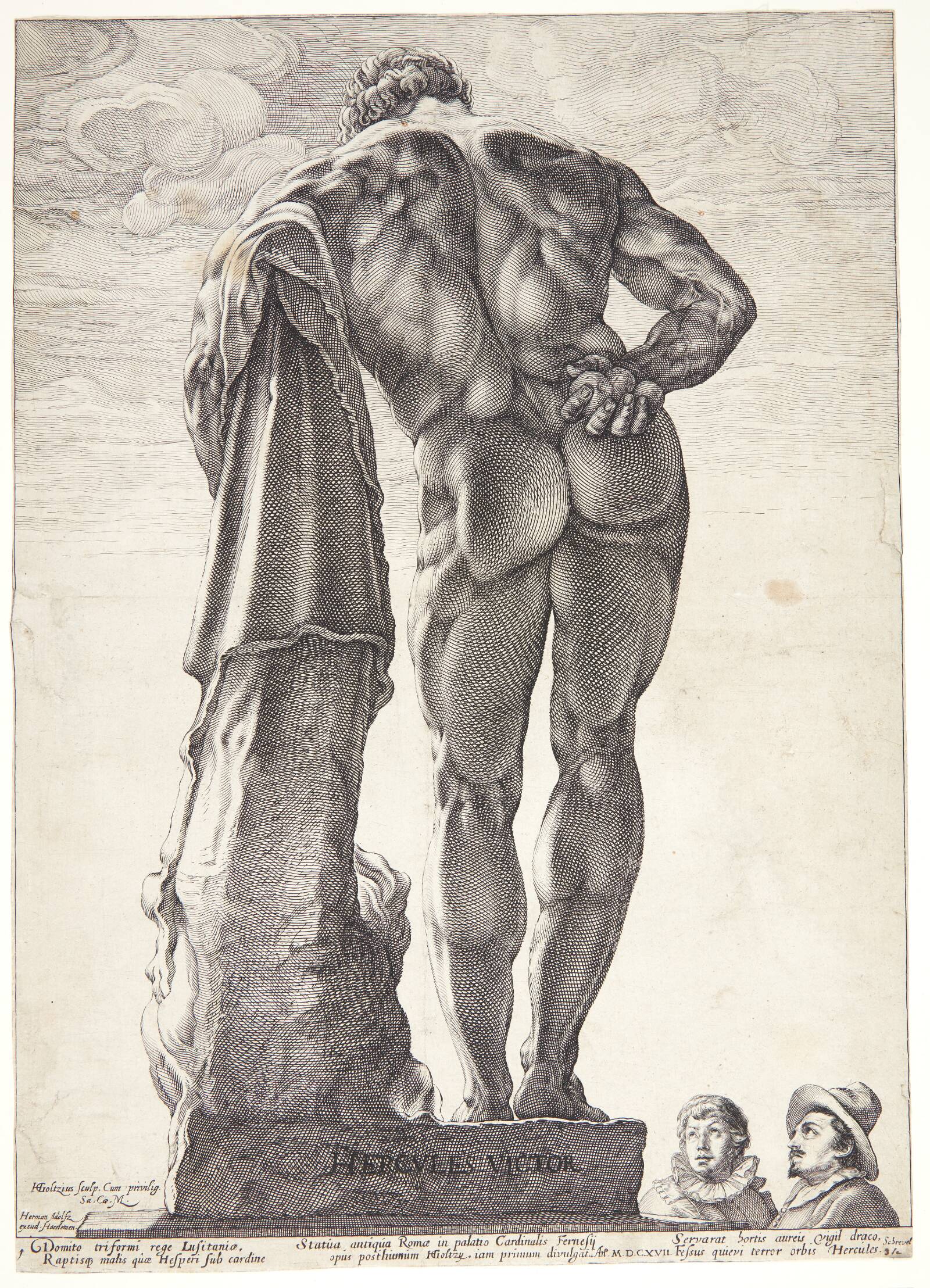 Herkules Farnese, Hendrick Goltzius, 1592