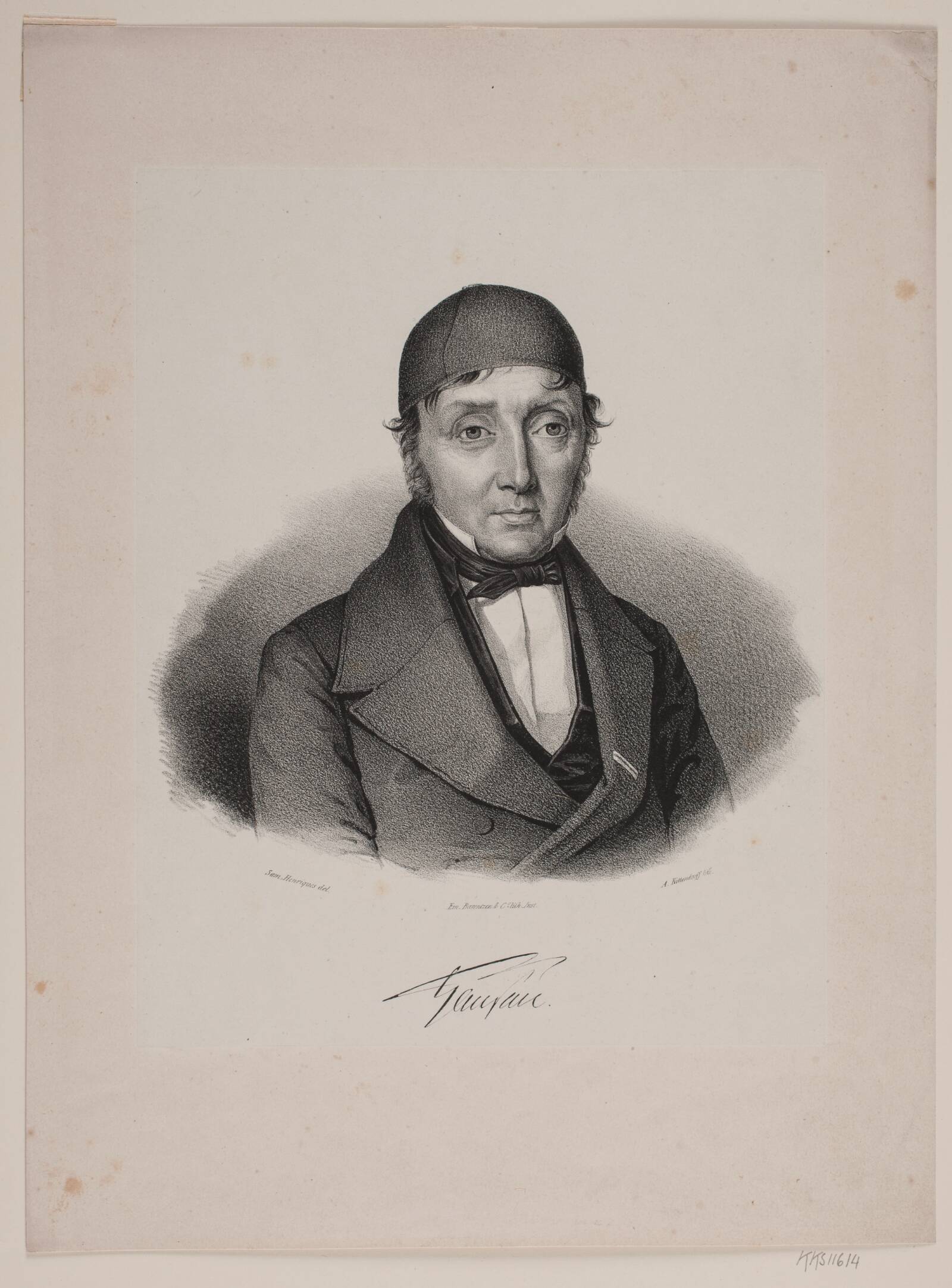 H. P. H. Hansen, Adolph Kittendorff, 1842