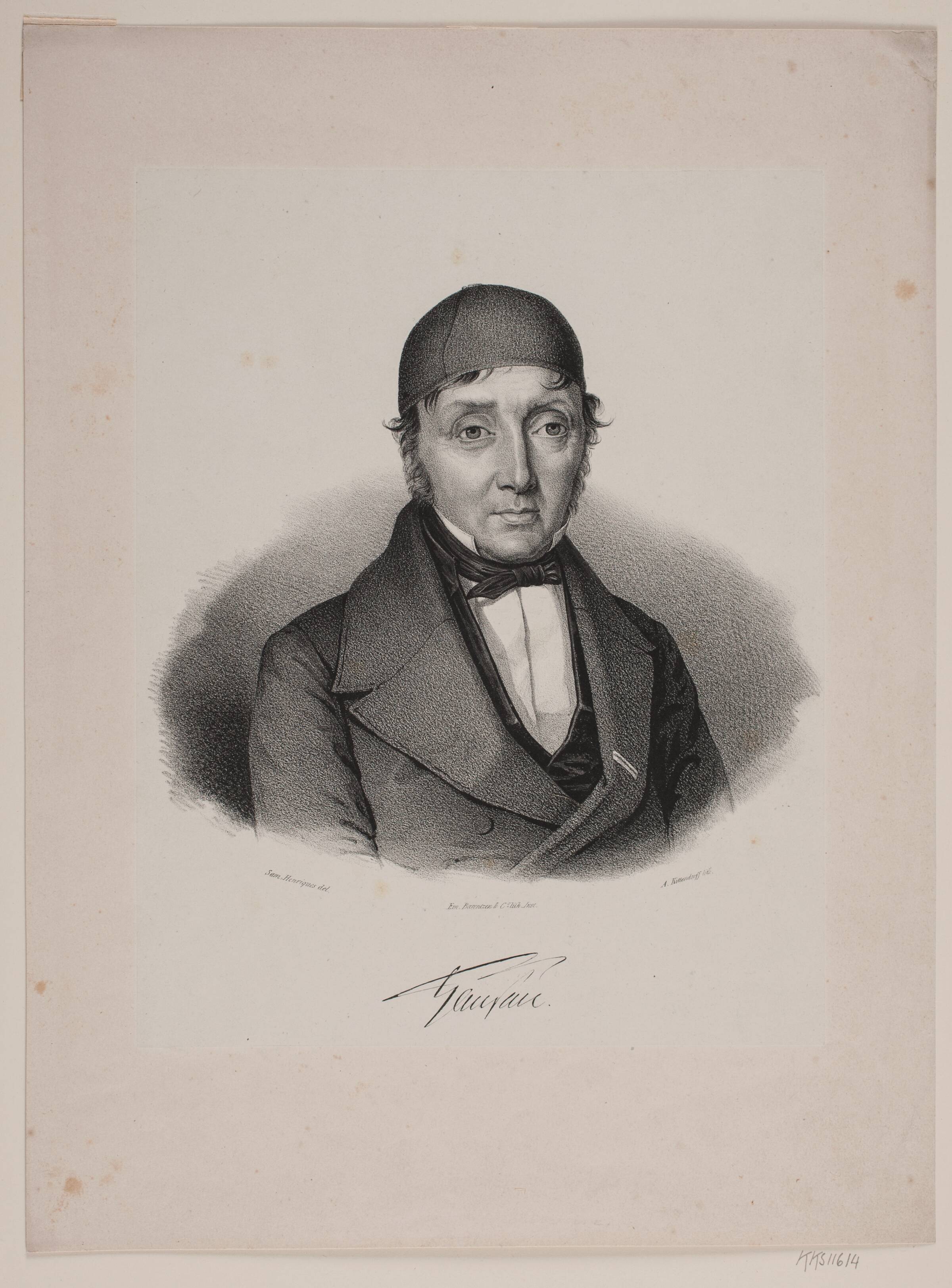 H. P. H. Hansen, Adolph Kittendorff, 1842
