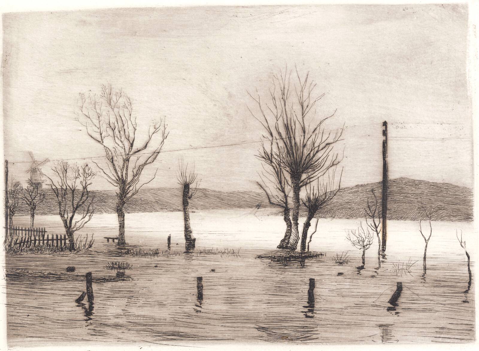 Vinterlandskab ved Tyreholm, Peter Ilsted, 1899