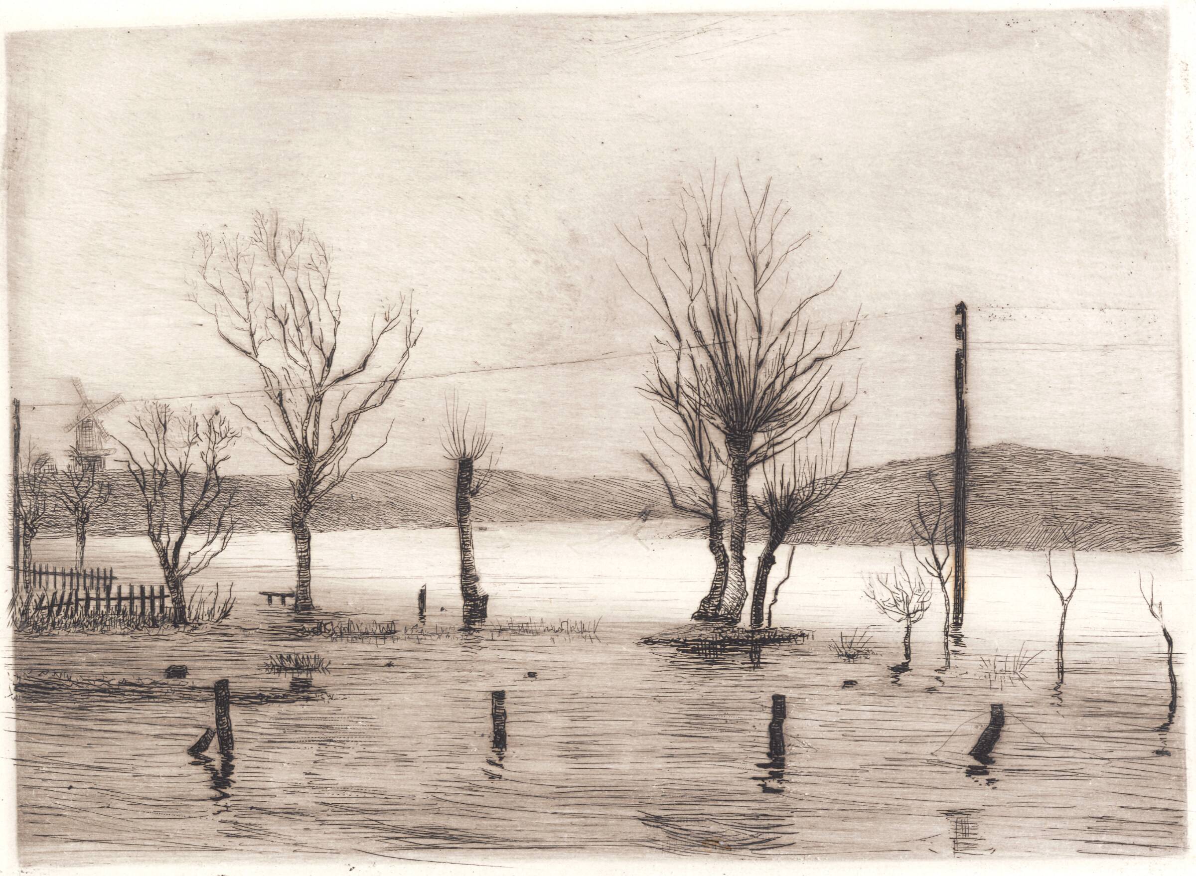 Vinterlandskab ved Tyreholm, Peter Ilsted, 1899