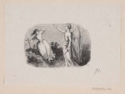 Illustration til "De røde Skoe" i H.C. Andersen, "Eventyr og Historier", Bind 2