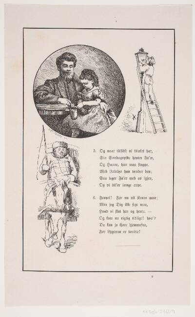 Illustration til Johan Krohn, "Peters jul"