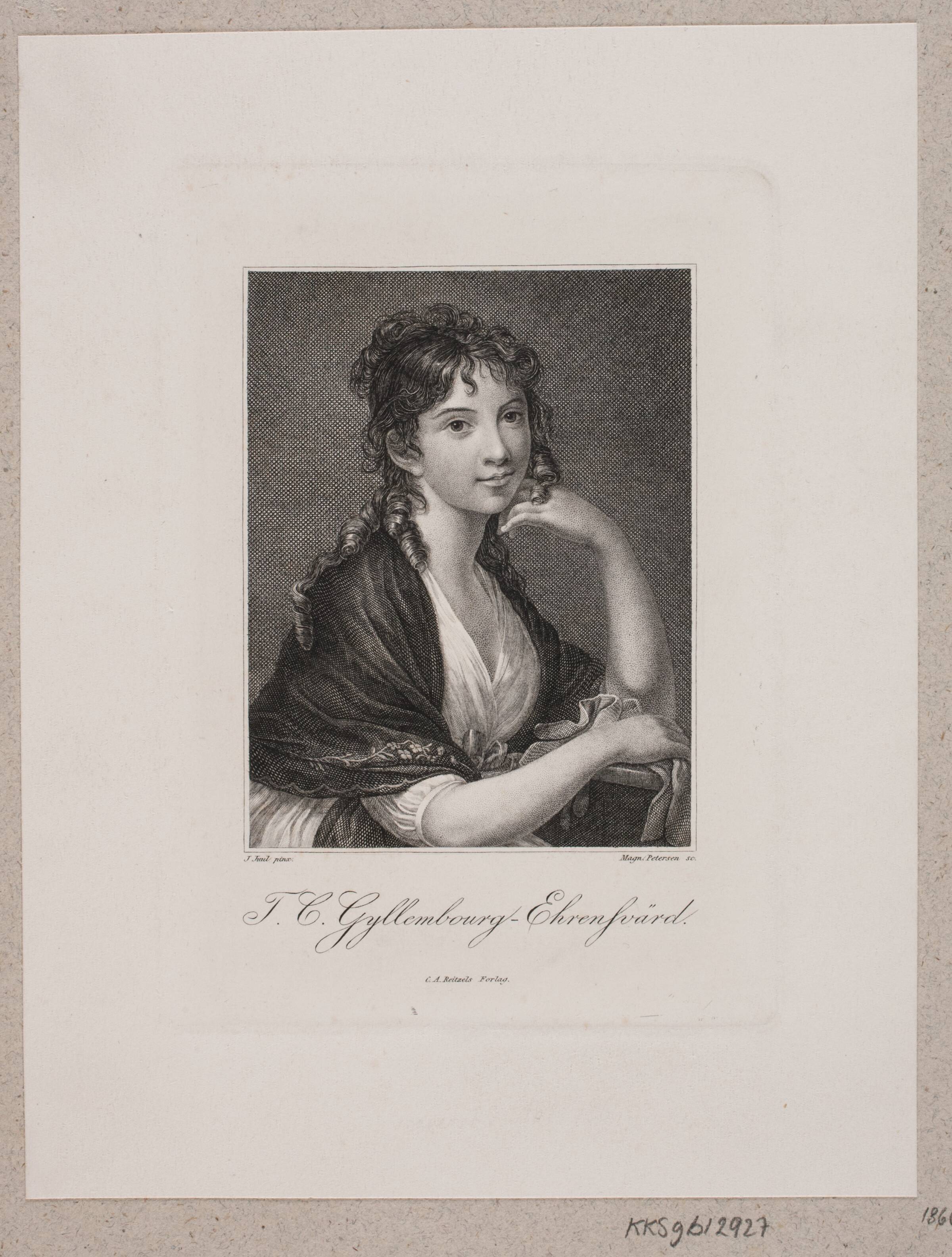 Thomasine Christine Gyllenbourg Ehrensvärd, Julius Magnus-Petersen, 1866