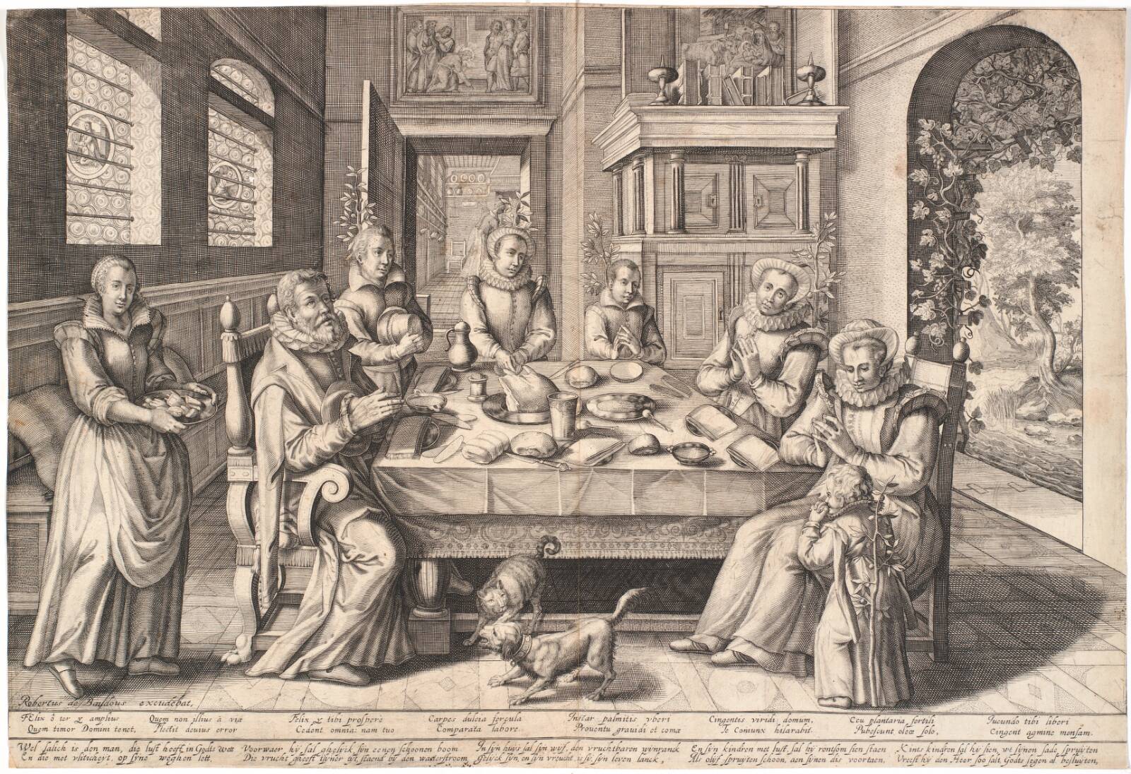 Bordbønnen, Robert de Baudous, 1591-1650