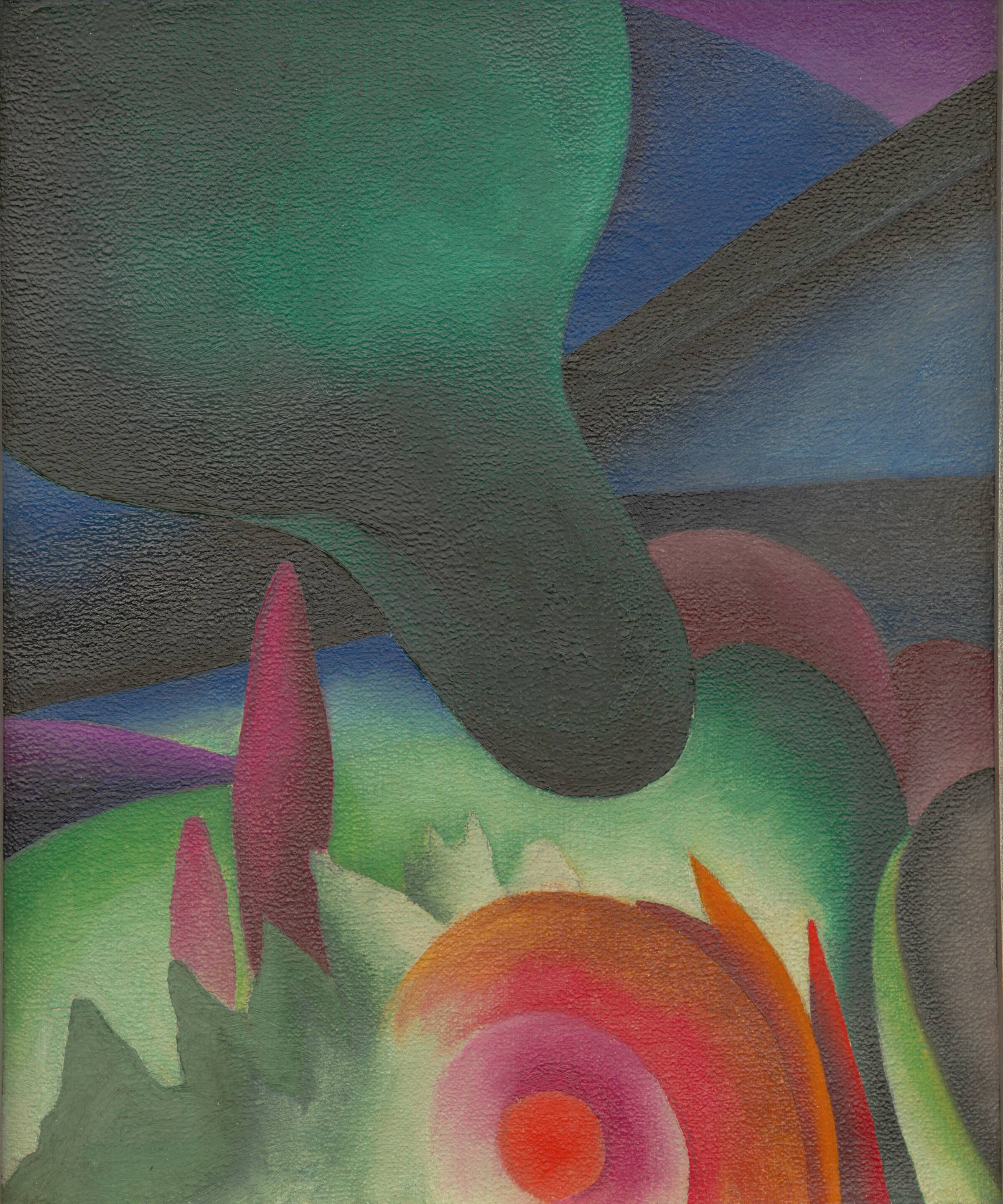 Abstract Forms in Pastel Colors, Georgia O'Keeffe, 1918-1921